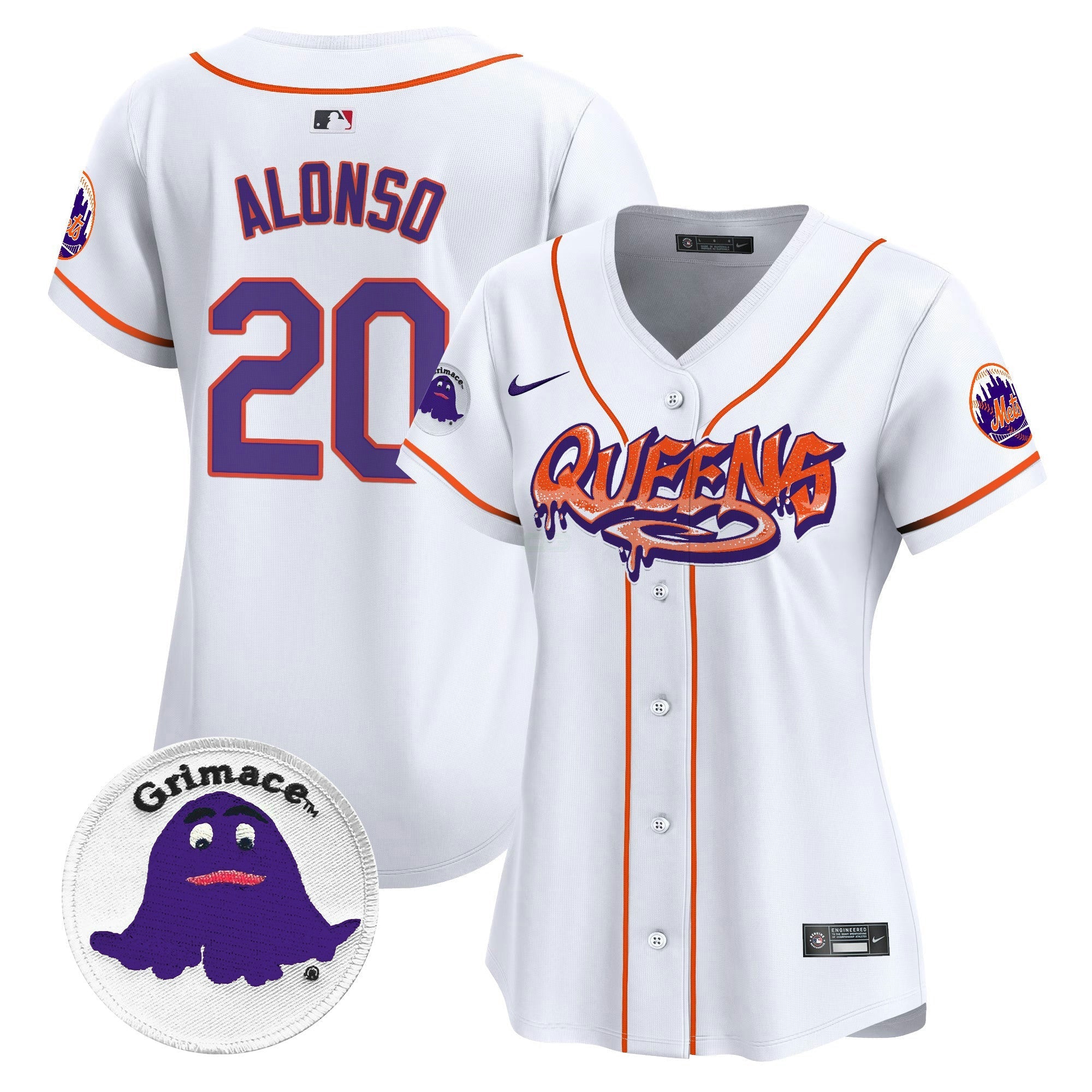 Camisa MLB Women’s Queens Graffiti Vapor Premier Limited Jersey