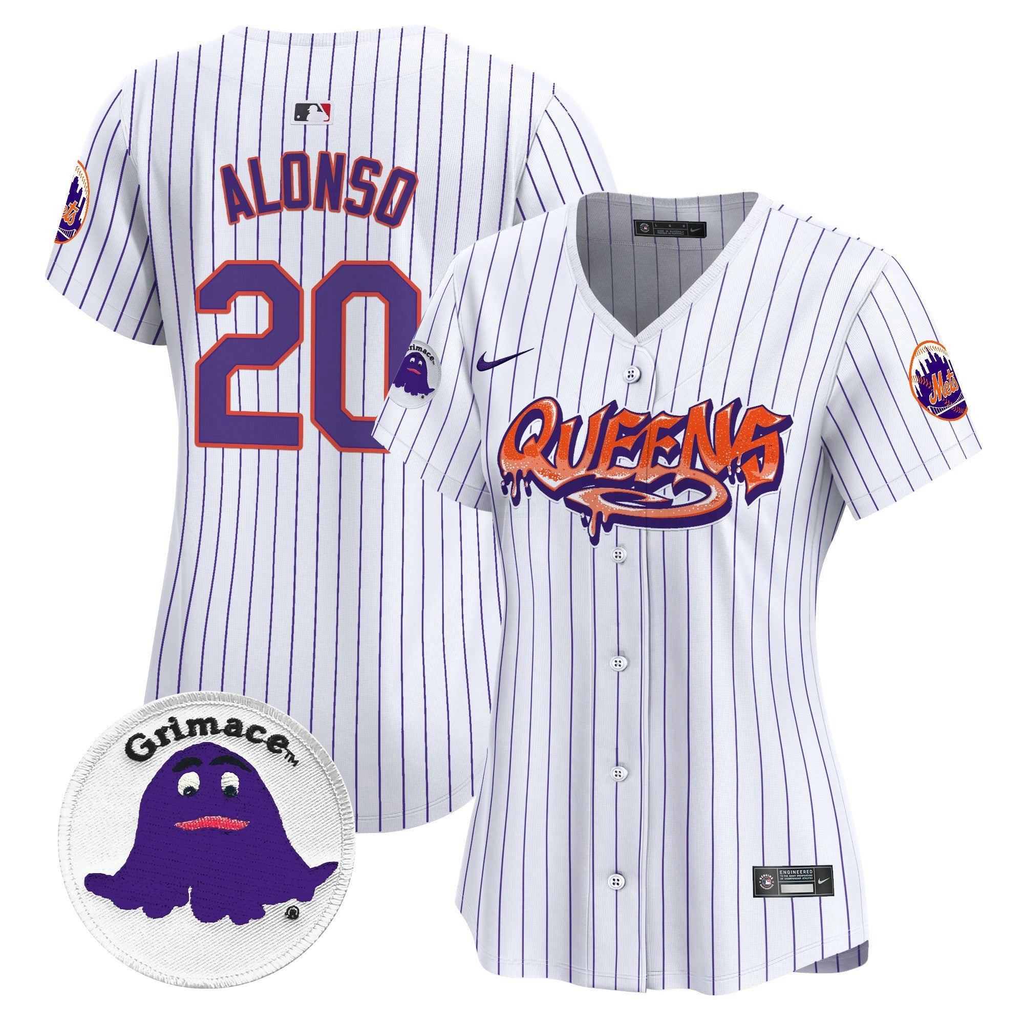 Camisa MLB Women’s Queens Graffiti Vapor Premier Limited Jersey