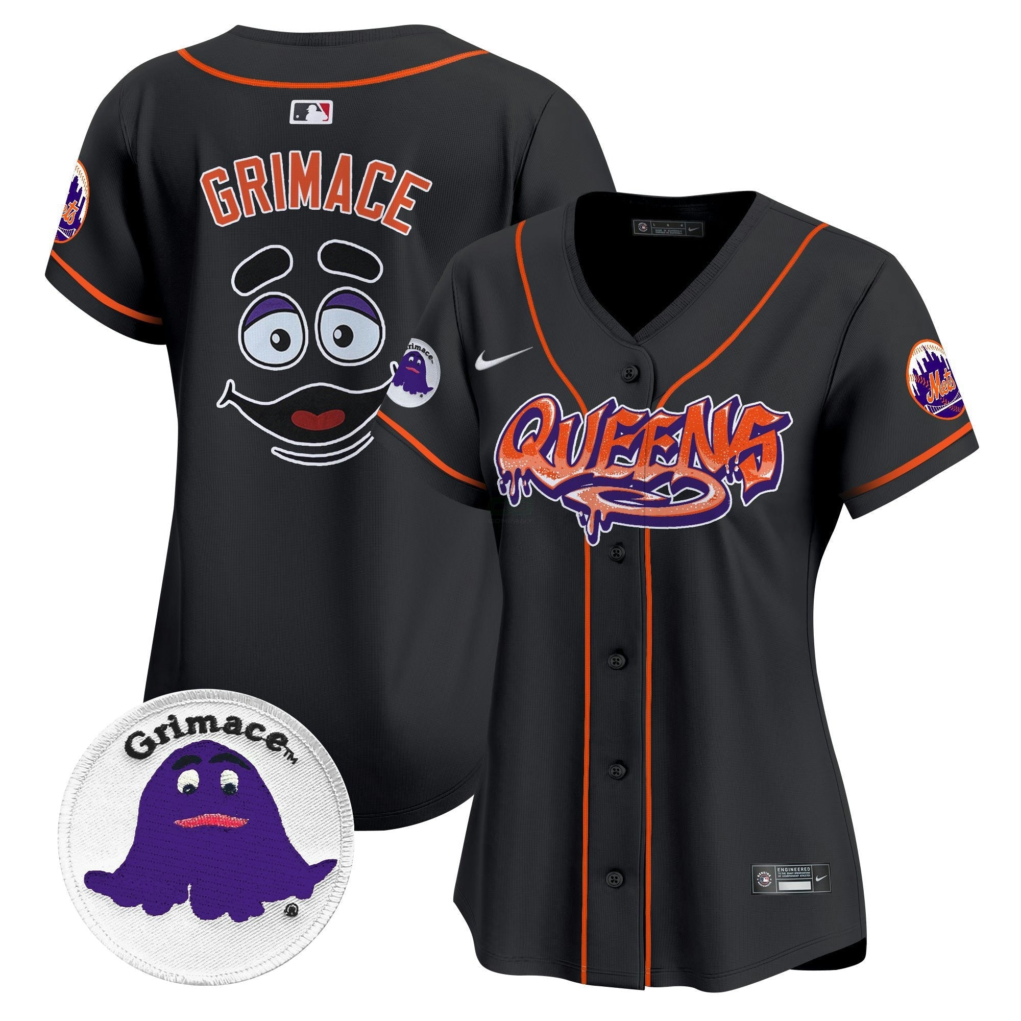 Camisa MLB Women’s Queens Graffiti Vapor Premier Limited Jersey