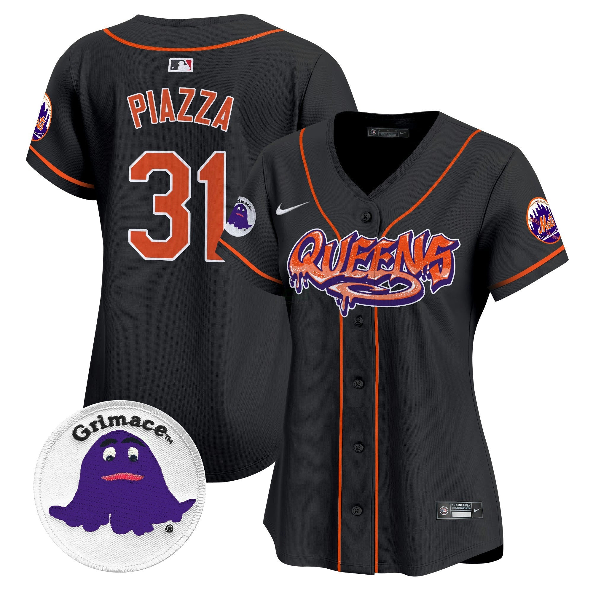 Camisa MLB Women’s Queens Graffiti Vapor Premier Limited Jersey
