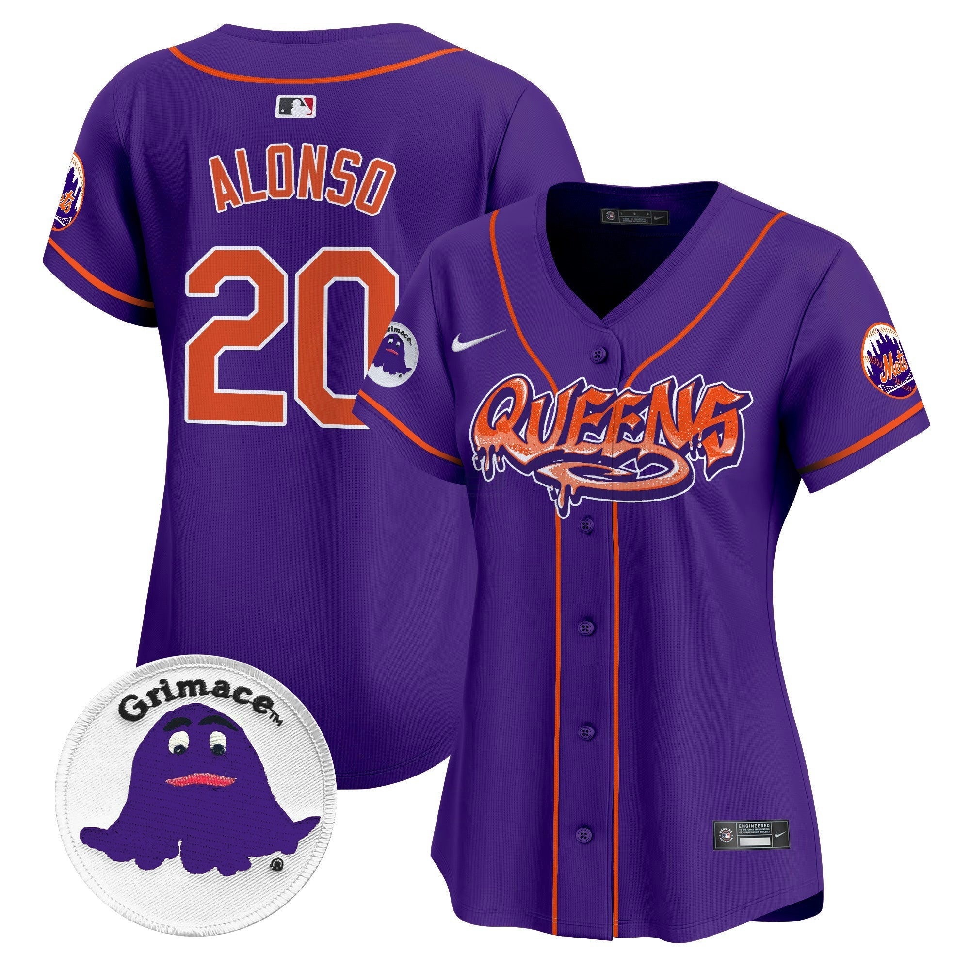 Camisa MLB Women’s Queens Graffiti Vapor Premier Limited Jersey