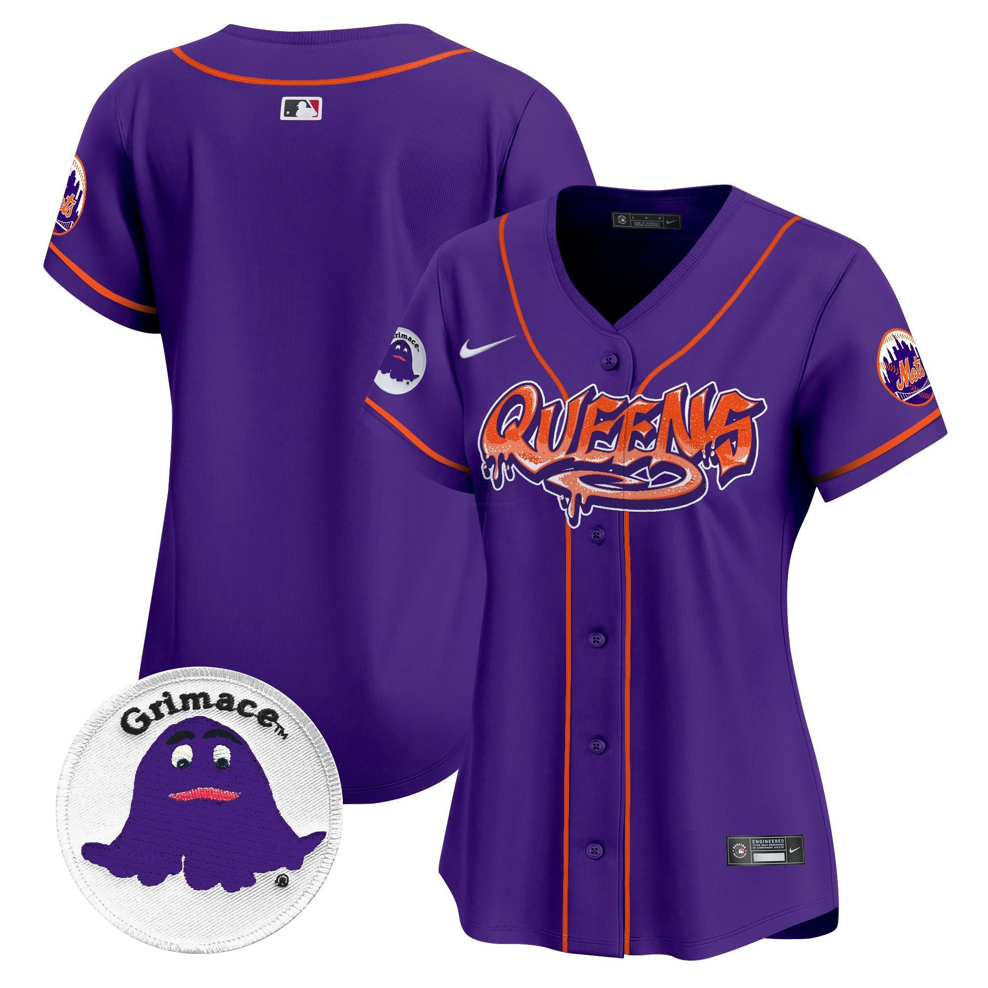 Camisa MLB Women’s Queens Graffiti Vapor Premier Limited Jersey