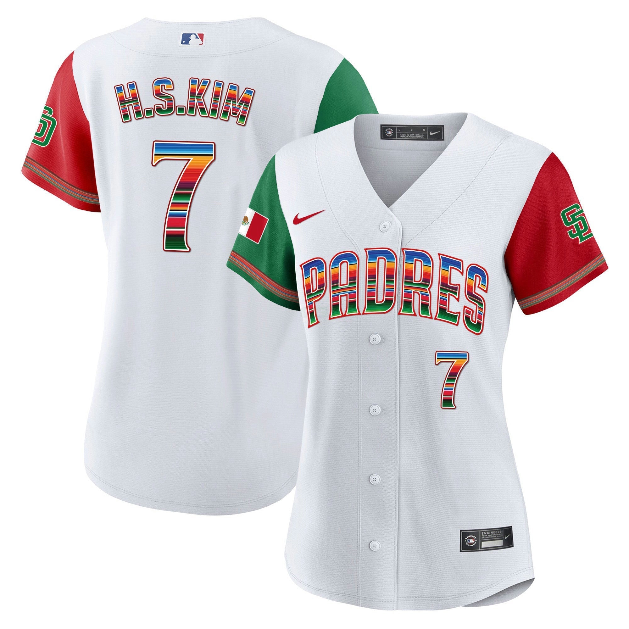 Camisa MLB Women’s San Diego Mexico Cool Base Limited Jersey