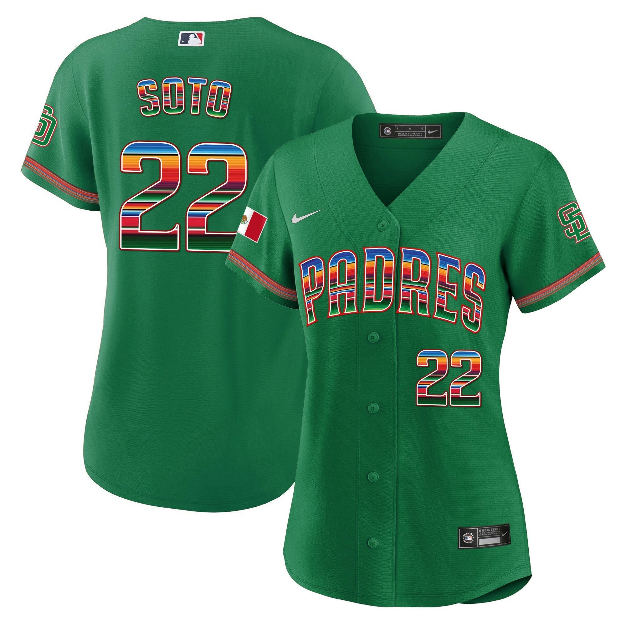 Camisa MLB Women’s San Diego Mexico Cool Base Limited Jersey