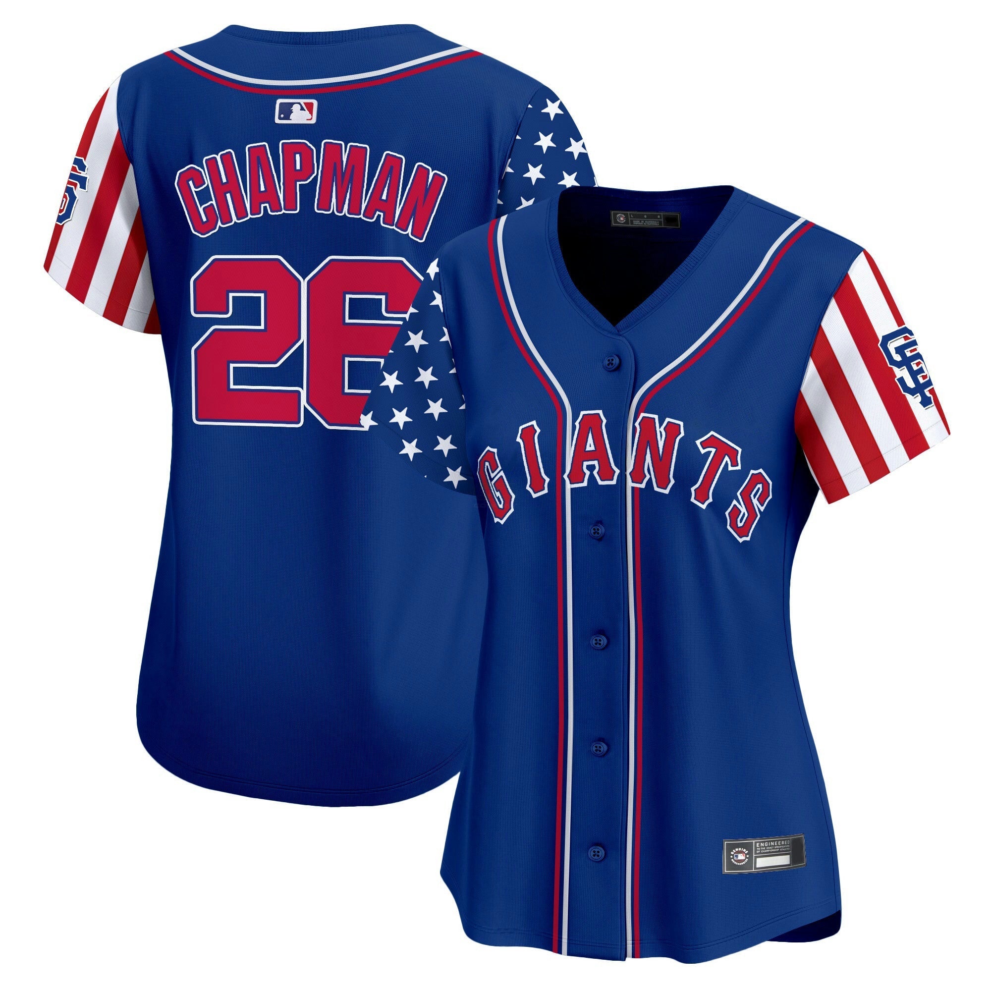 Camisa MLB Women’s San Francisco 2025 Independence Day Vapor Premier Limited Jersey