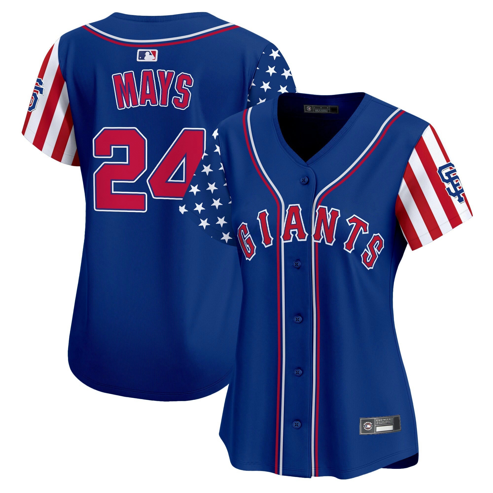 Camisa MLB Women’s San Francisco 2025 Independence Day Vapor Premier Limited Jersey