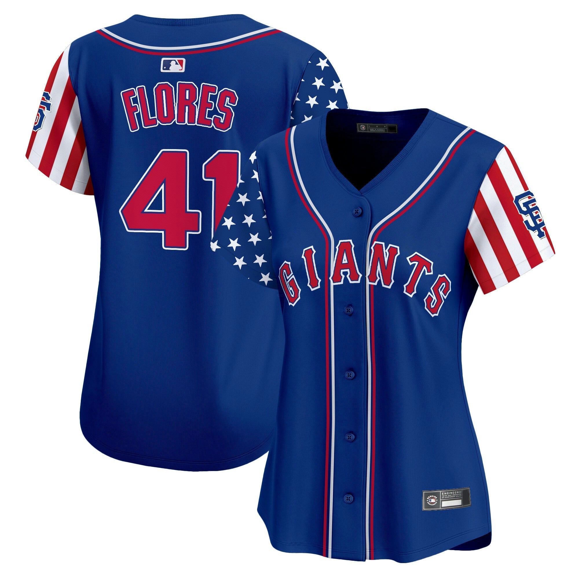 Camisa MLB Women’s San Francisco 2025 Independence Day Vapor Premier Limited Jersey