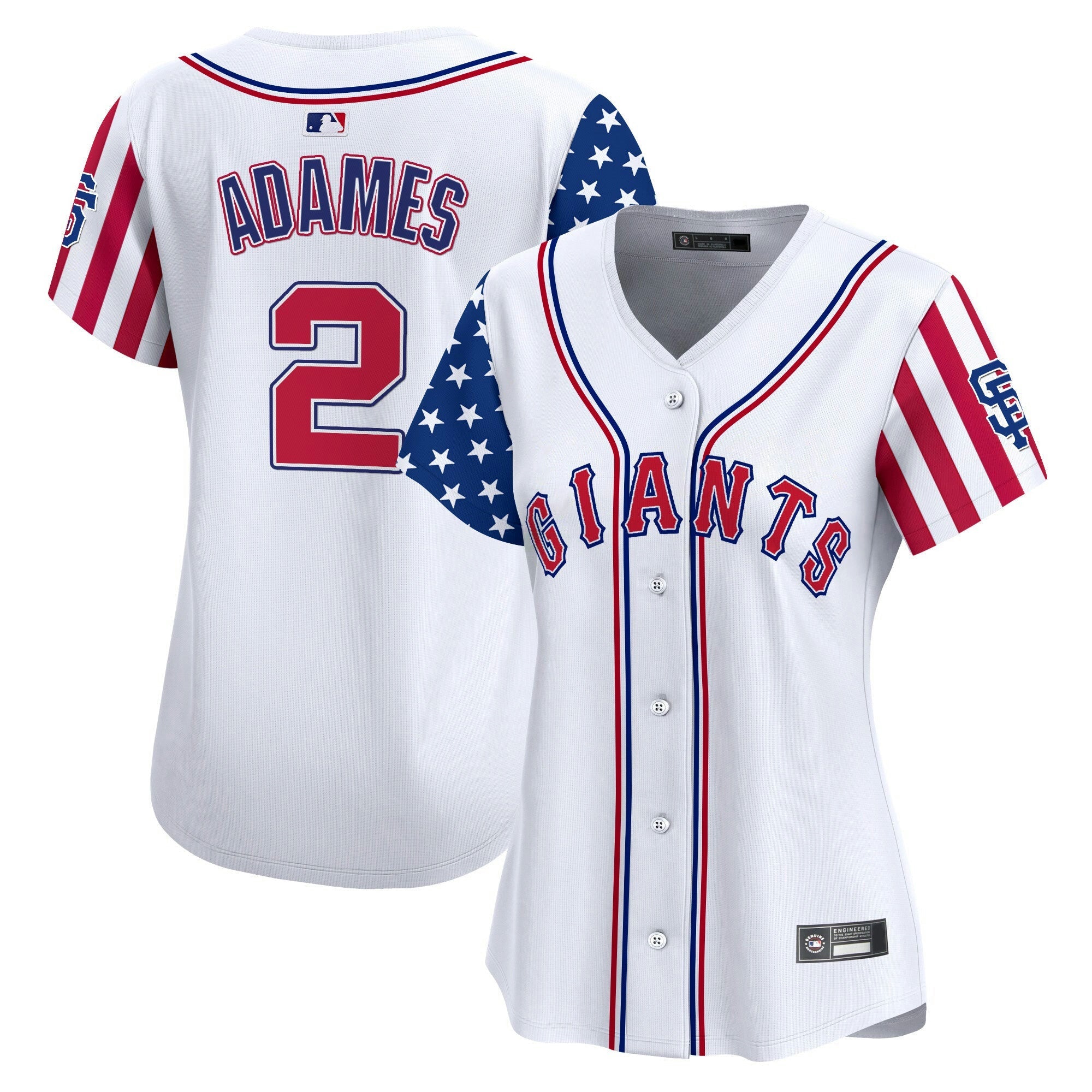 Camisa MLB Women’s San Francisco 2025 Independence Day Vapor Premier Limited Jersey