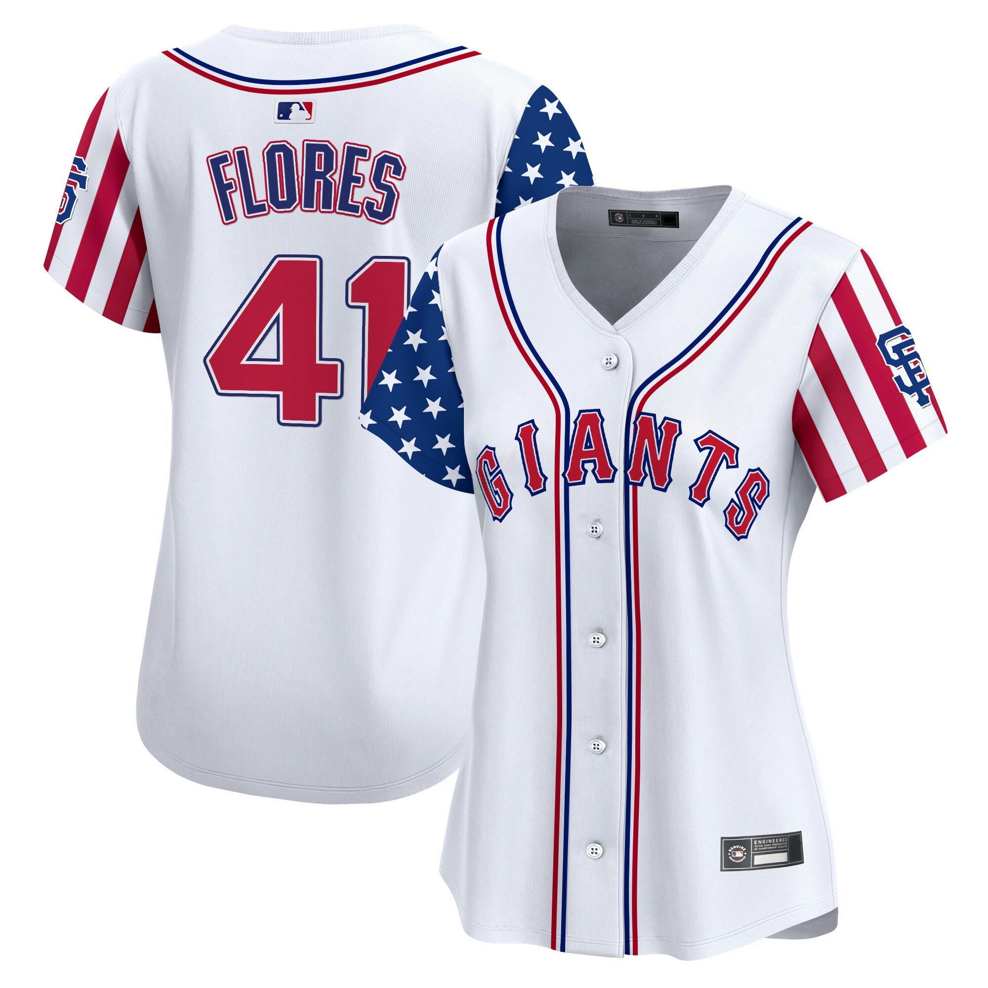 Camisa MLB Women’s San Francisco 2025 Independence Day Vapor Premier Limited Jersey