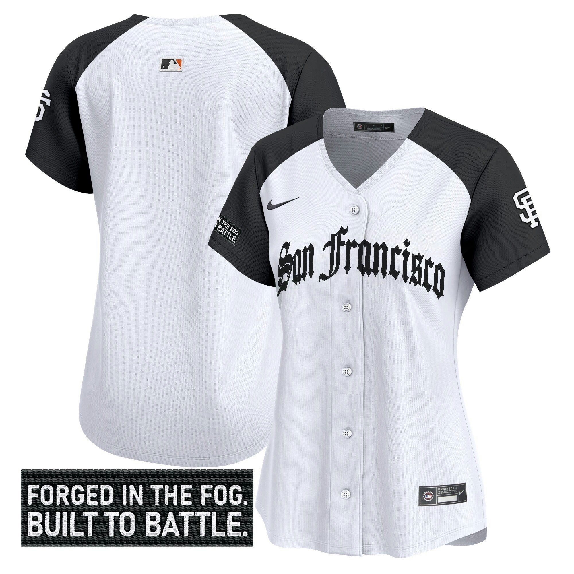 Camisa MLB Women’s San Francisco ‘Gothic Fog Edition’ Vapor Premier Limited Jersey