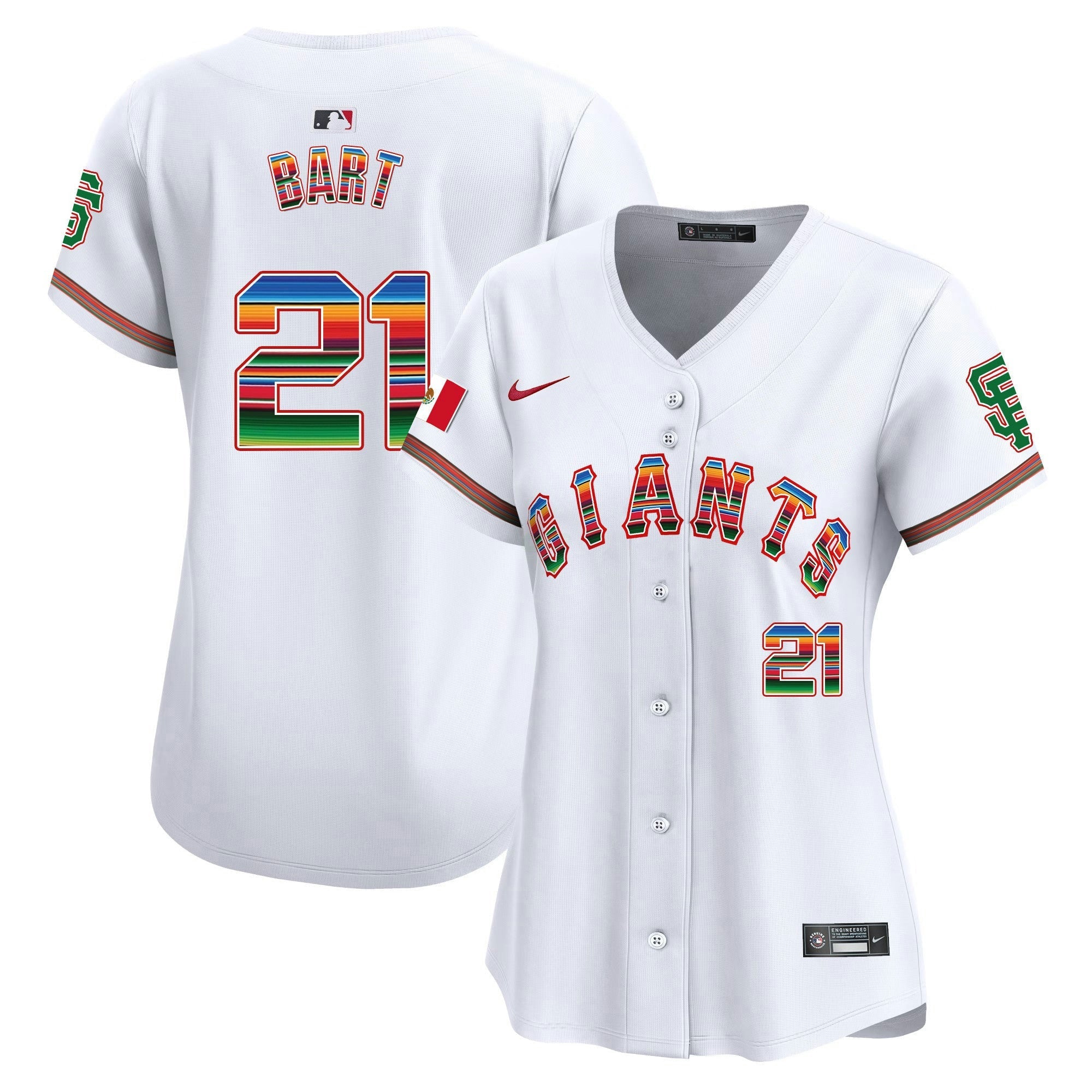 Camisa MLB Women’s San Francisco Mexico Vapor Premier Limited Jersey