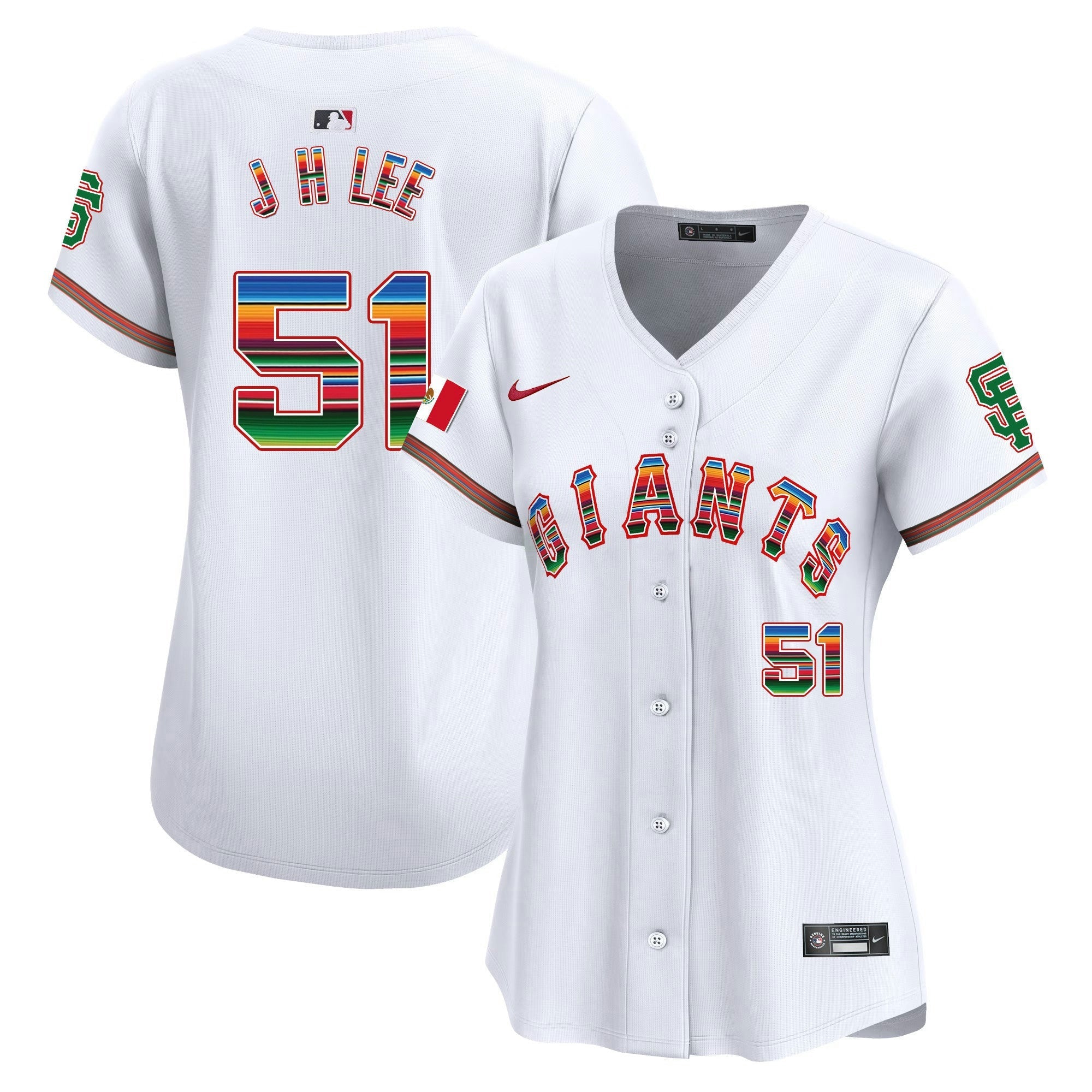 Camisa MLB Women’s San Francisco Mexico Vapor Premier Limited Jersey