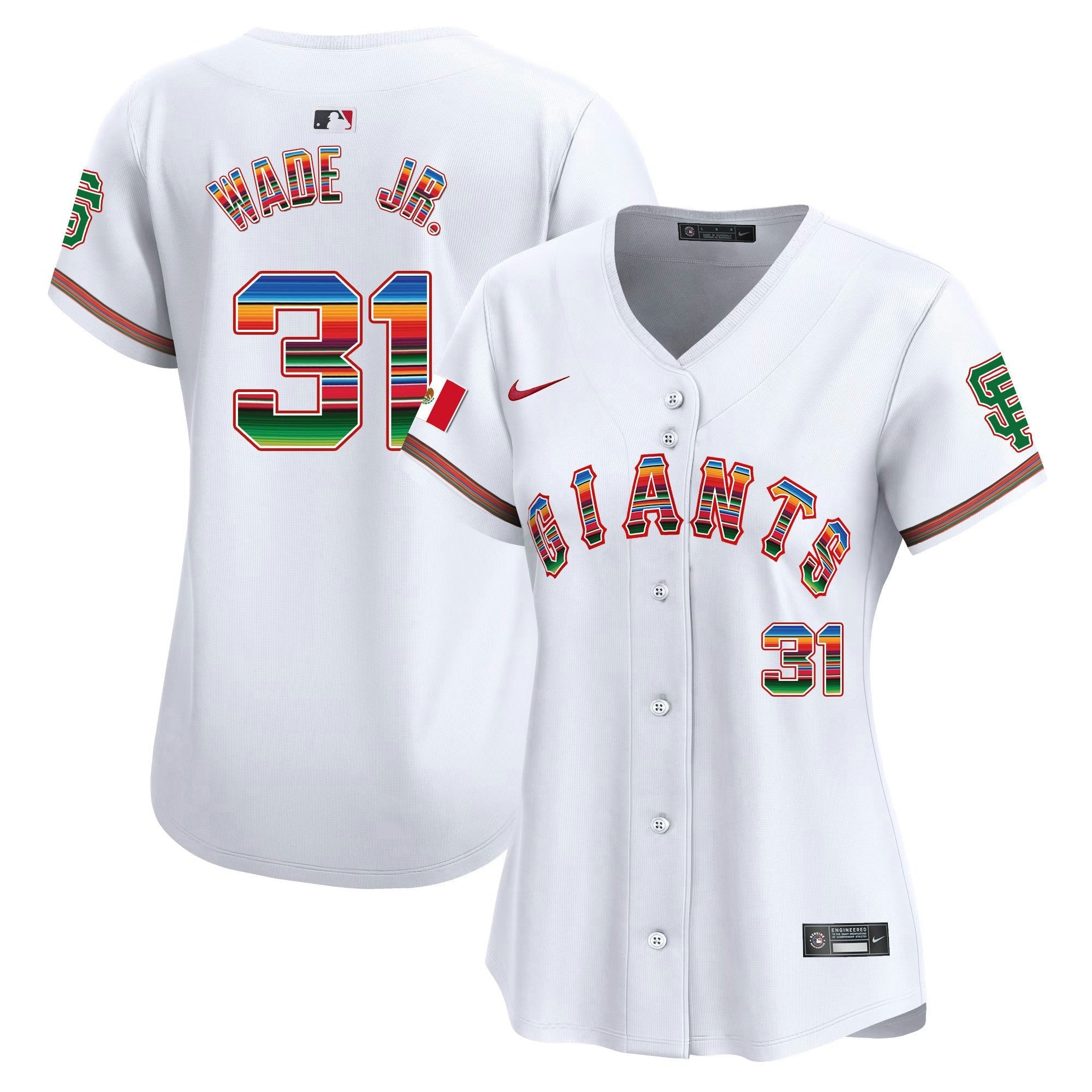 Camisa MLB Women’s San Francisco Mexico Vapor Premier Limited Jersey