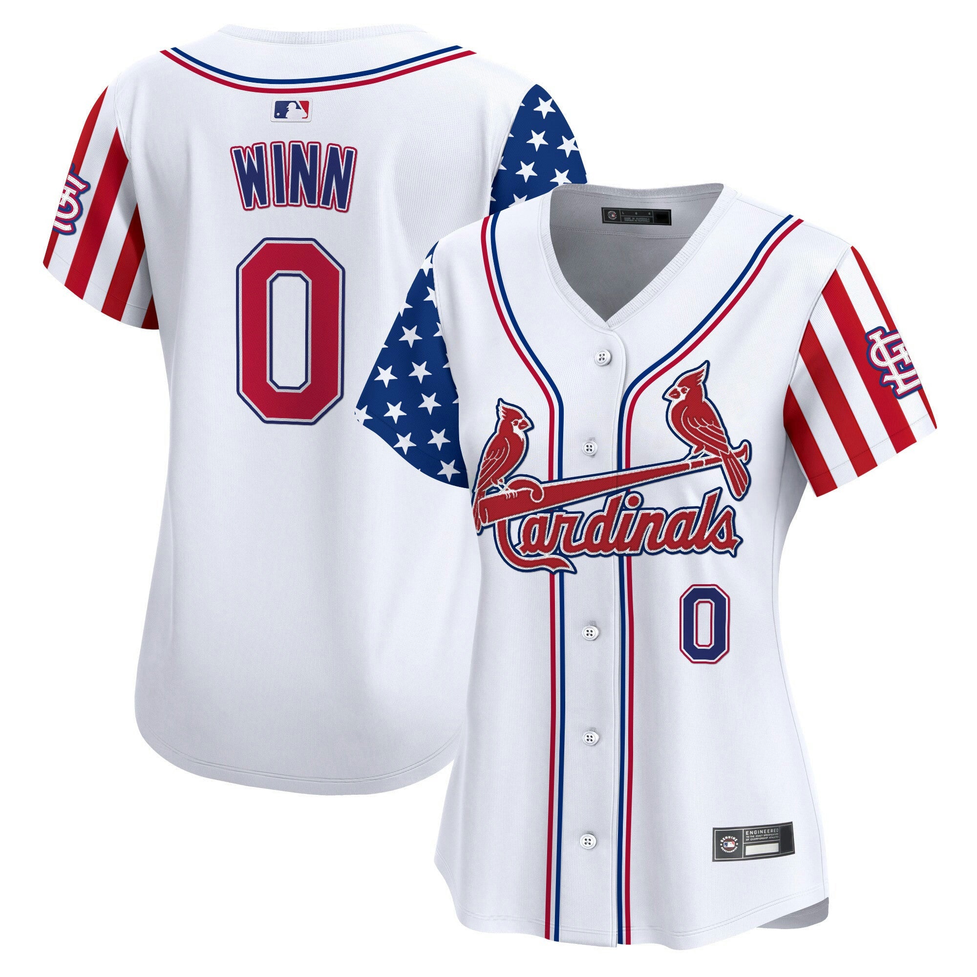 Camisa MLB Women’s St. Louis 2025 Independence Day Vapor Premier Limited Jersey V2