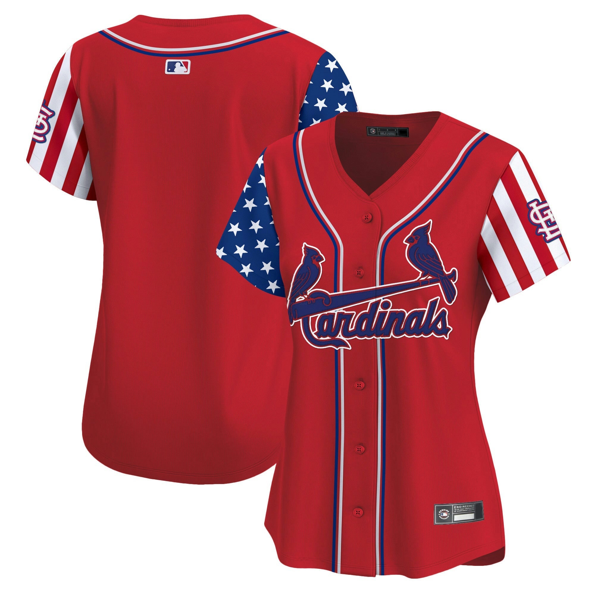 Camisa MLB Women’s St. Louis 2025 Independence Day Vapor Premier Limited Jersey V2
