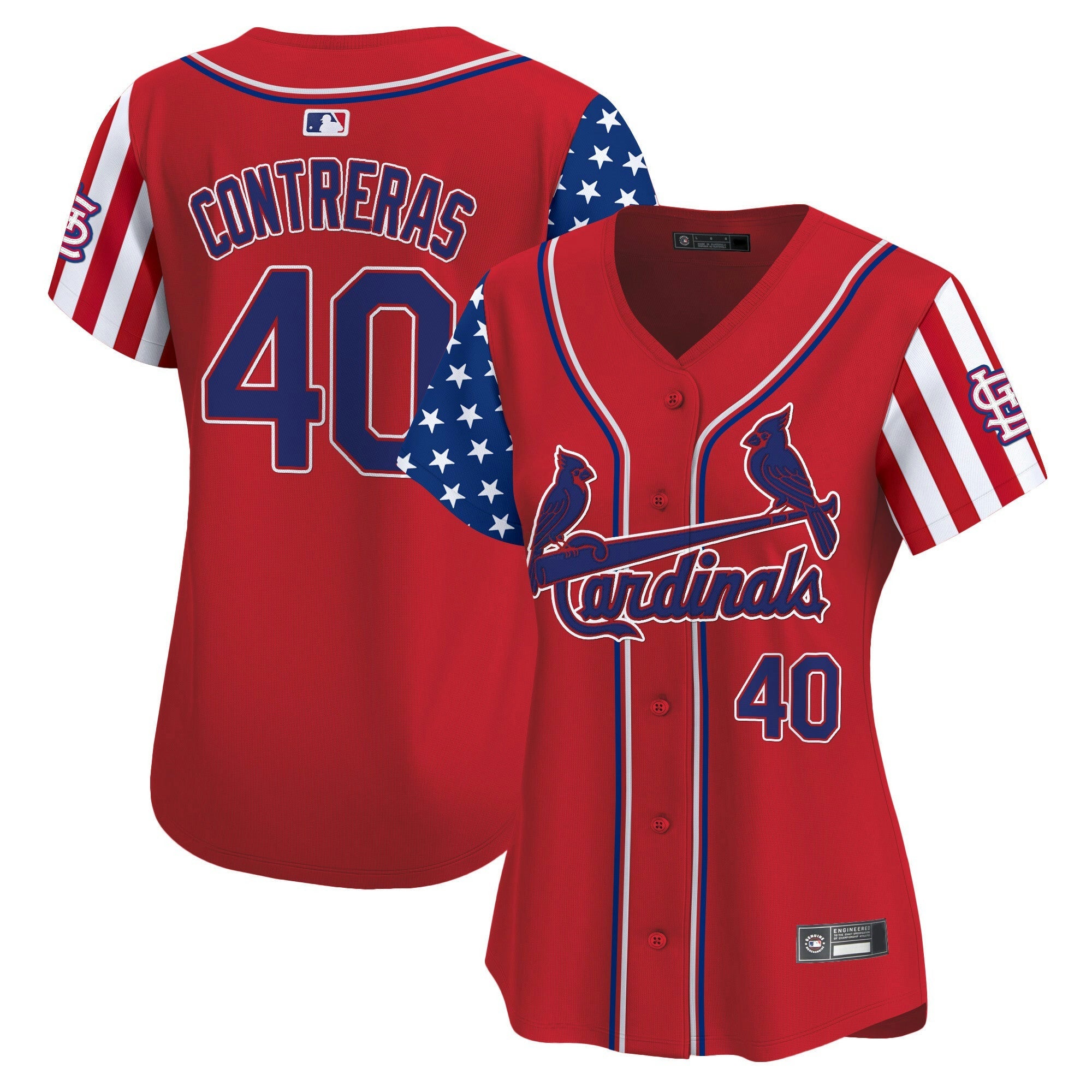 Camisa MLB Women’s St. Louis 2025 Independence Day Vapor Premier Limited Jersey V2