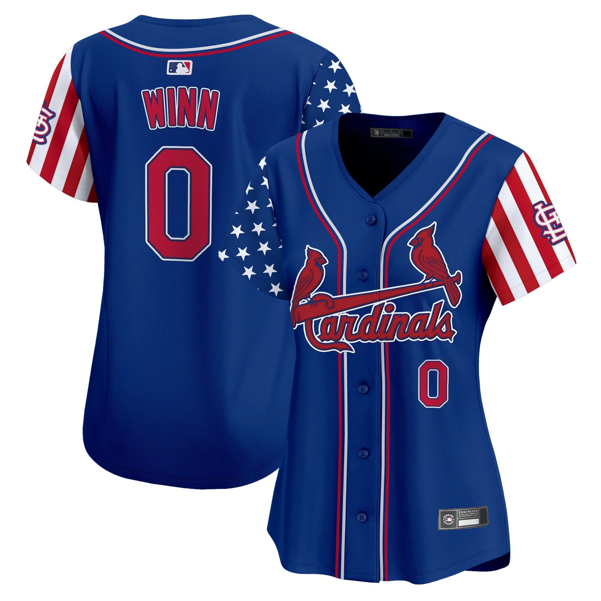 Camisa MLB Women’s St. Louis 2025 Independence Day Vapor Premier Limited Jersey V2