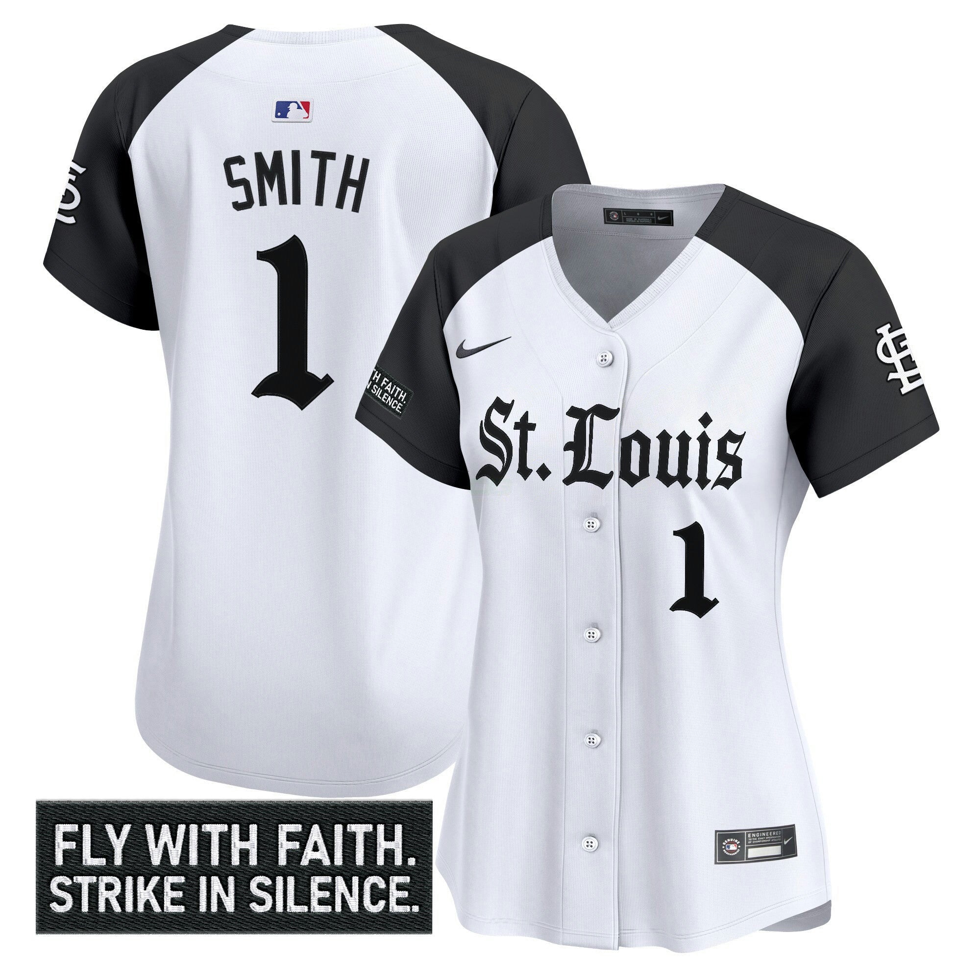 Camisa MLB Women’s St. Louis ‘Gothic Legacy Edition’ Vapor Premier Limited Jersey