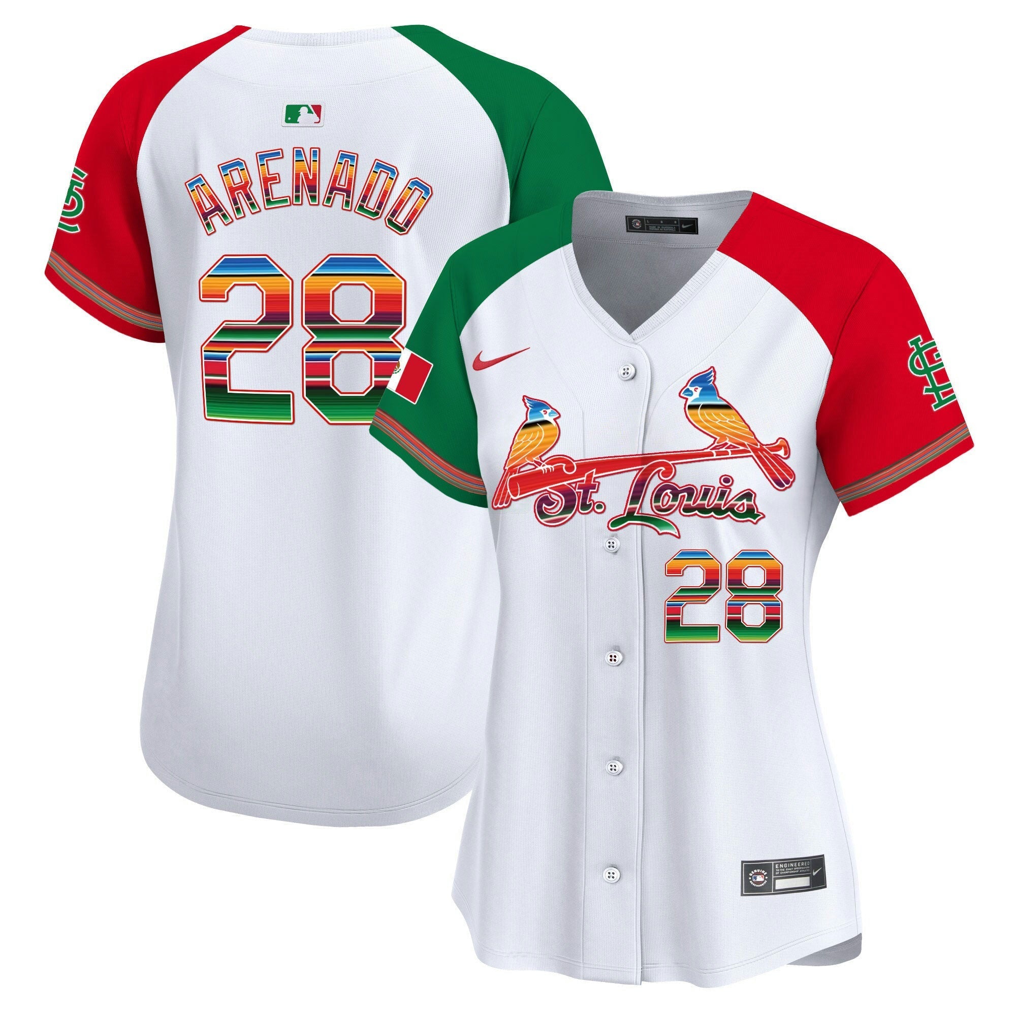 Camisa MLB Women’s St. Louis Mexico Vapor Premier Limited Jersey