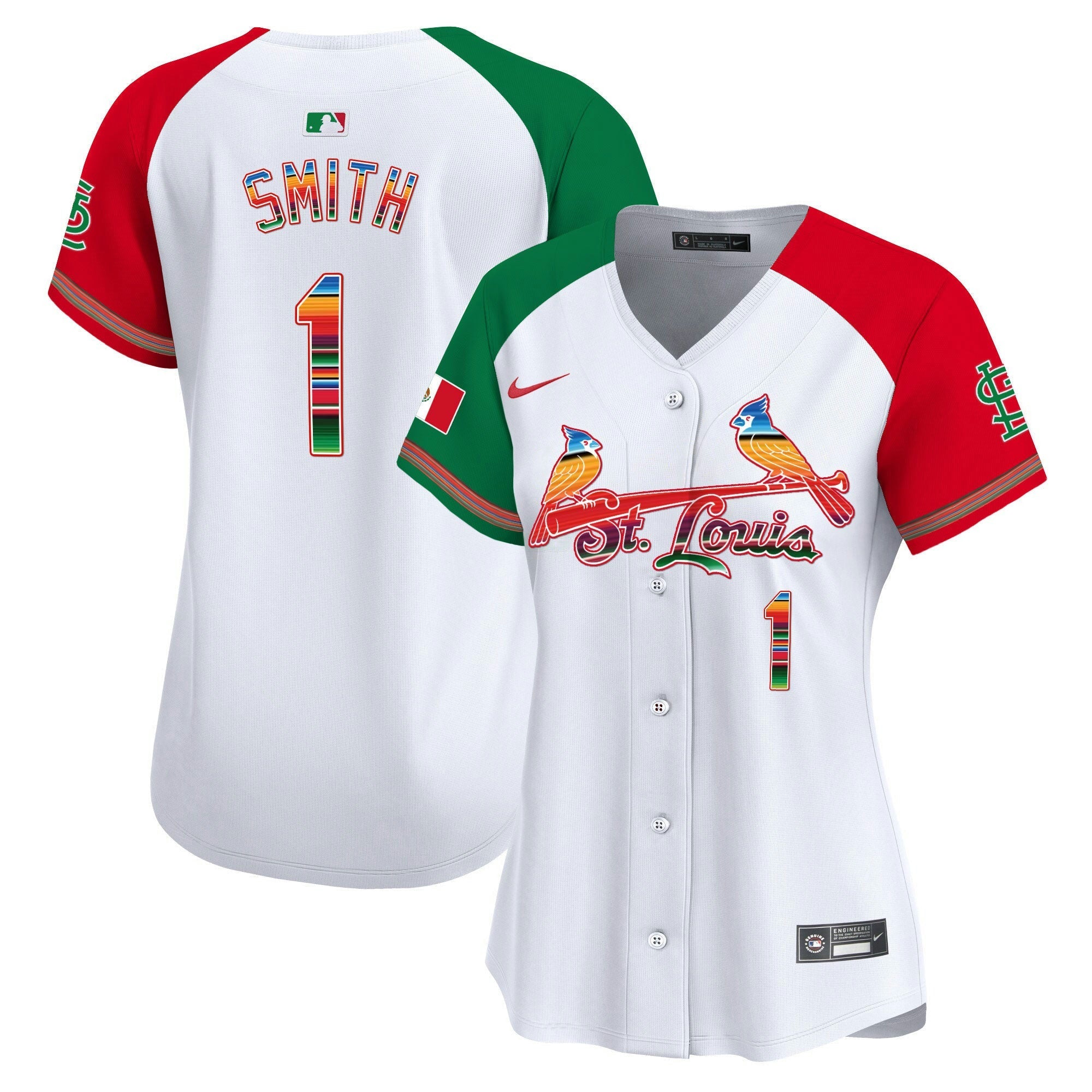 Camisa MLB Women’s St. Louis Mexico Vapor Premier Limited Jersey