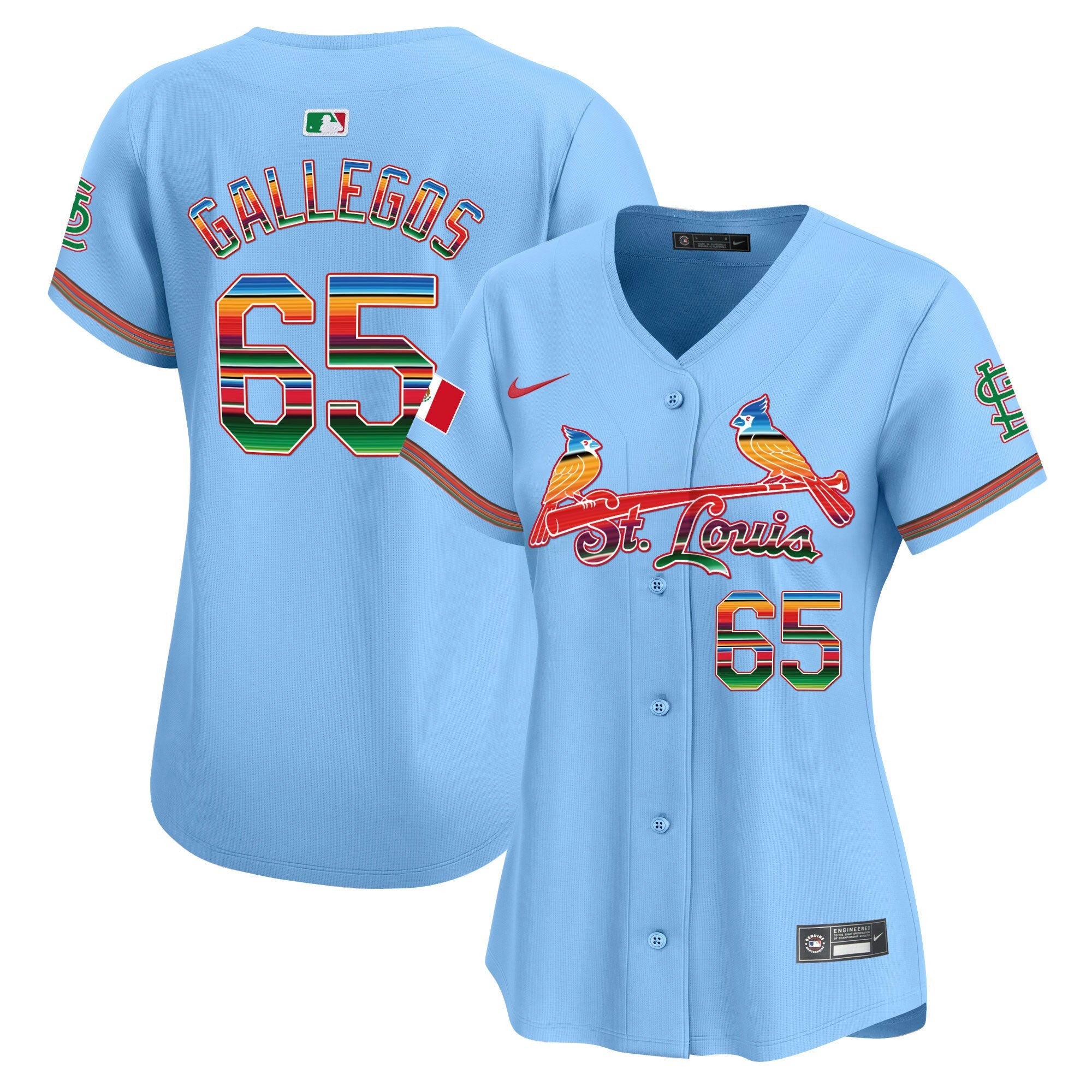 Camisa MLB Women’s St. Louis Mexico Vapor Premier Limited Jersey