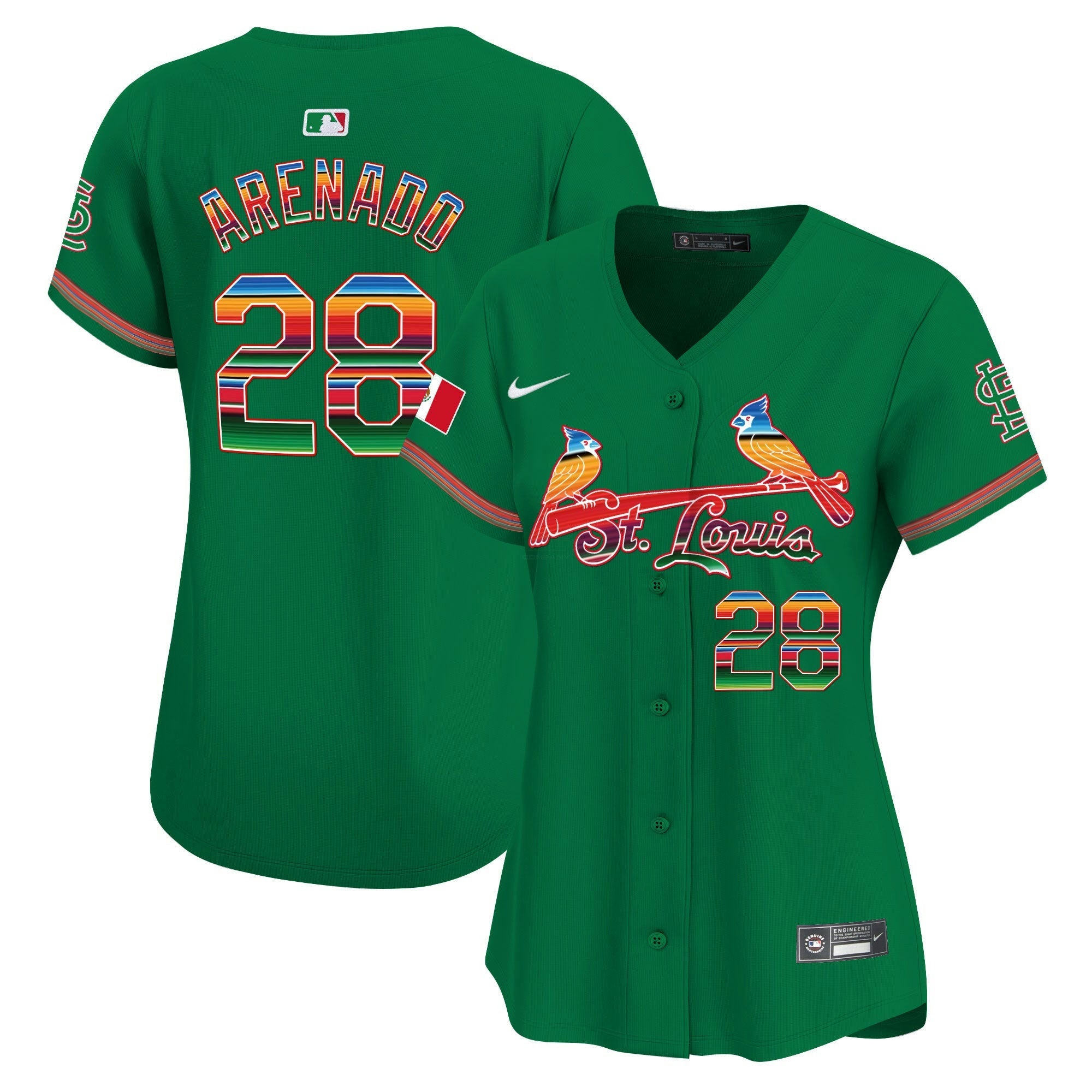 Camisa MLB Women’s St. Louis Mexico Vapor Premier Limited Jersey