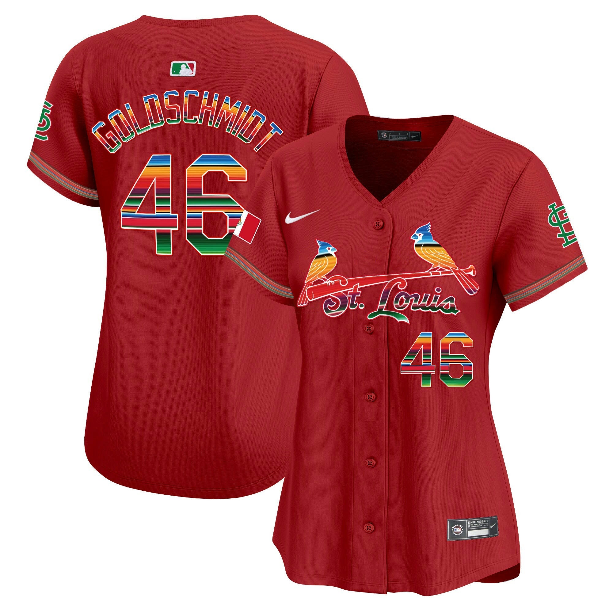 Camisa MLB Women’s St. Louis Mexico Vapor Premier Limited Jersey