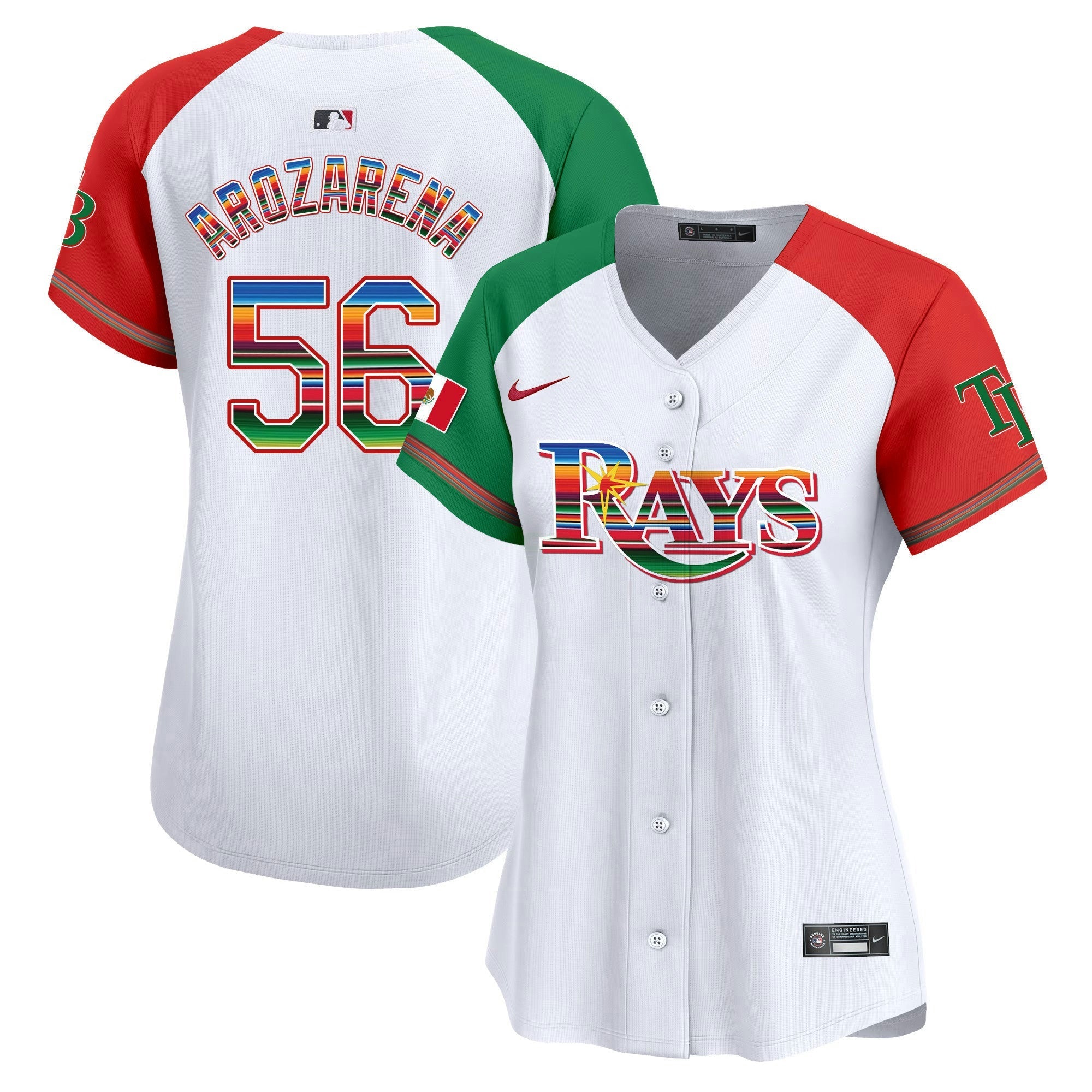 Camisa MLB Women’s Tampa Bay Mexico Vapor Premier Limited Jersey