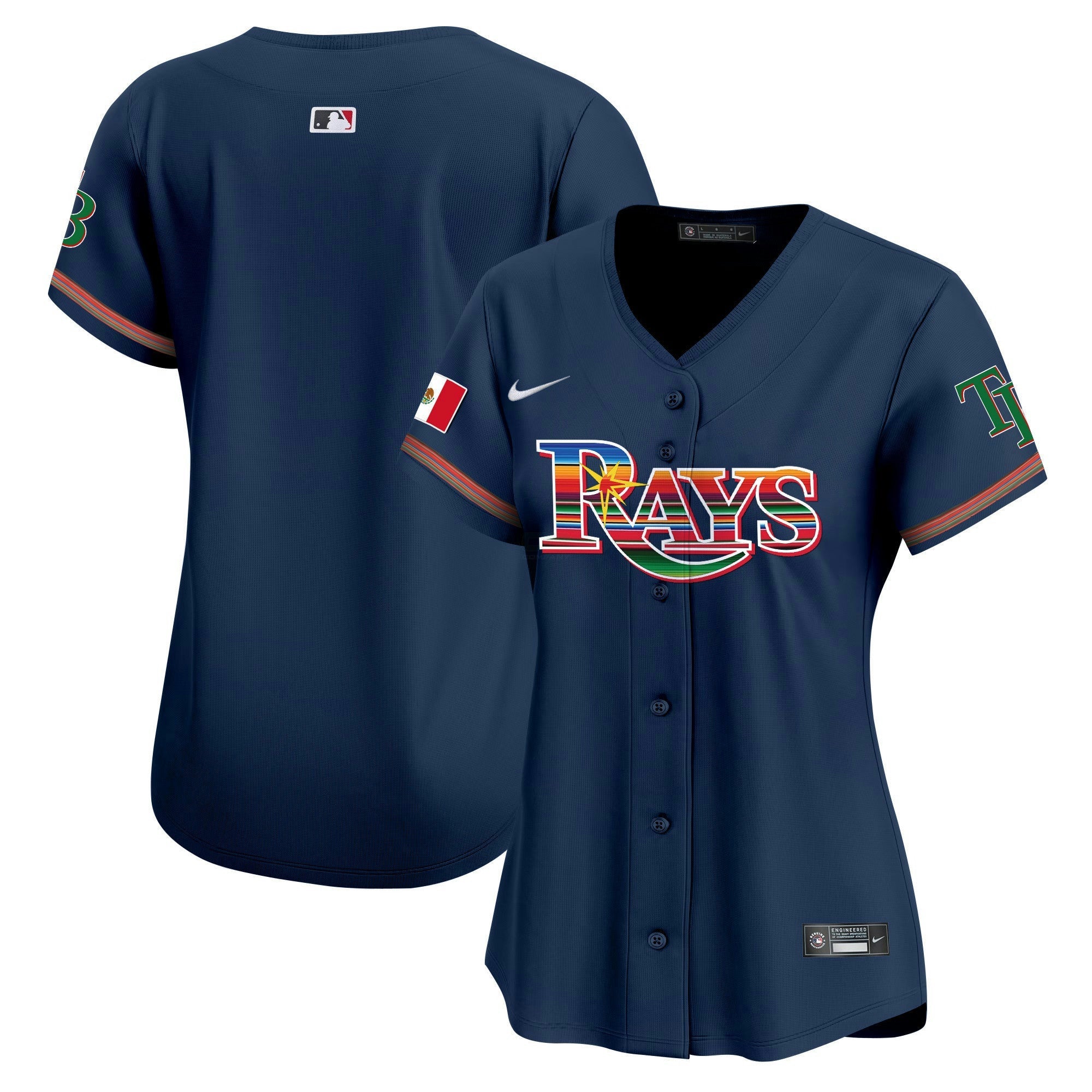 Camisa MLB Women’s Tampa Bay Mexico Vapor Premier Limited Jersey