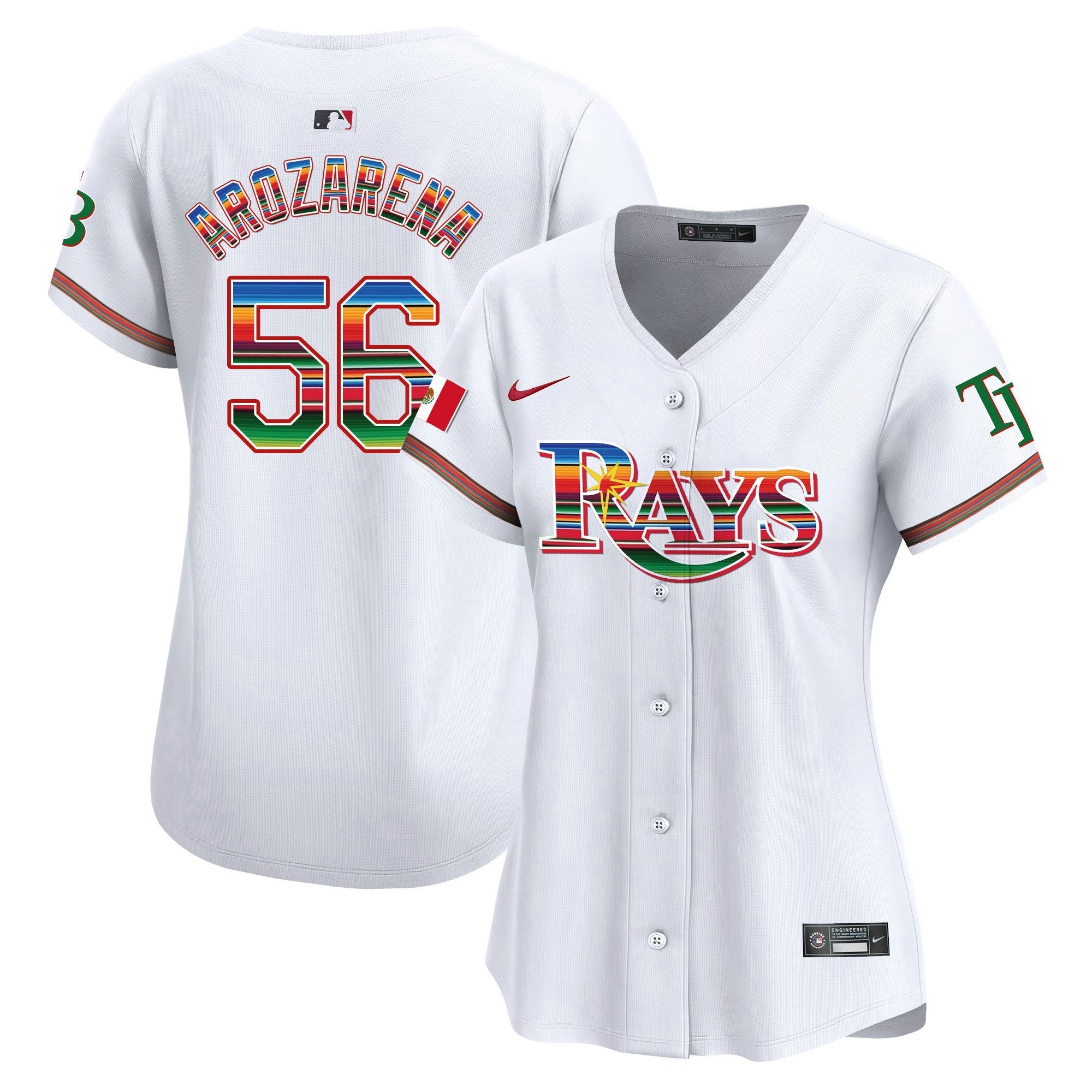Camisa MLB Women’s Tampa Bay Mexico Vapor Premier Limited Jersey