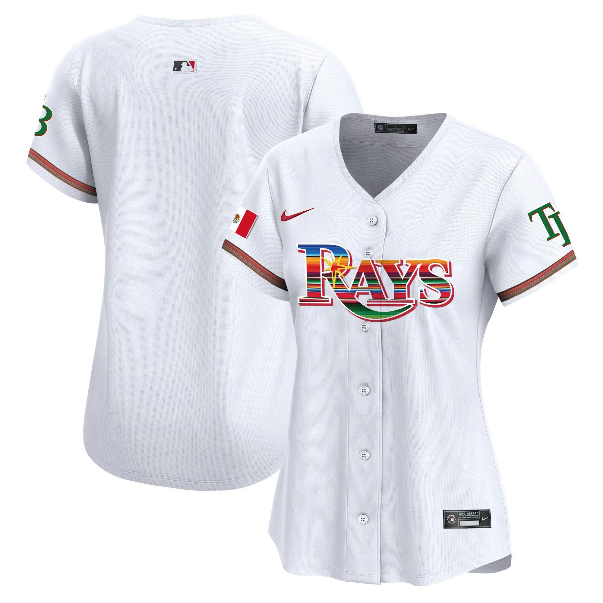 Camisa MLB Women’s Tampa Bay Mexico Vapor Premier Limited Jersey