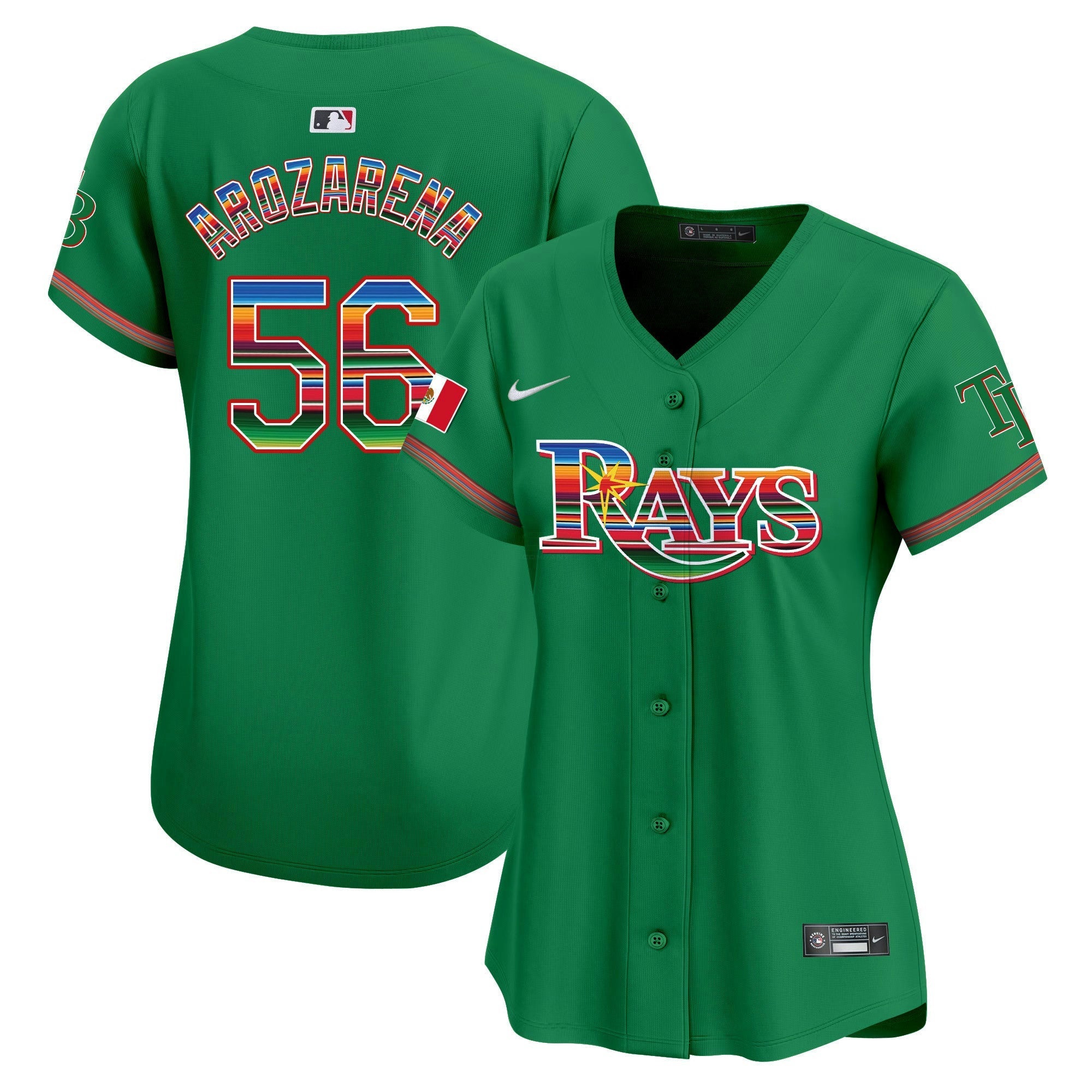 Camisa MLB Women’s Tampa Bay Mexico Vapor Premier Limited Jersey