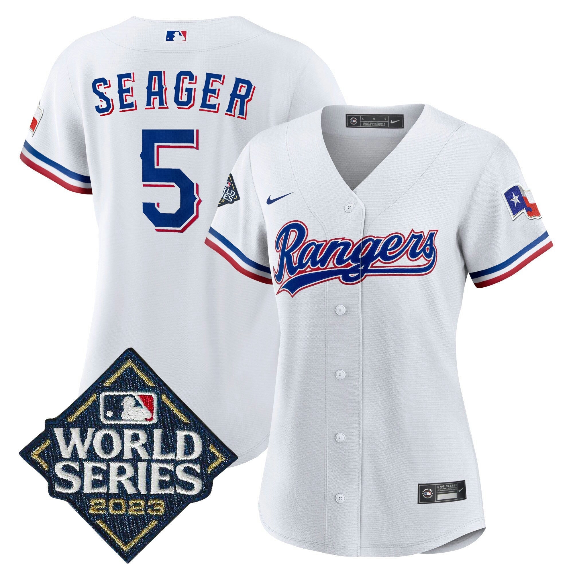 Camisa MLB Women’s Texas 2023 World Series Jersey