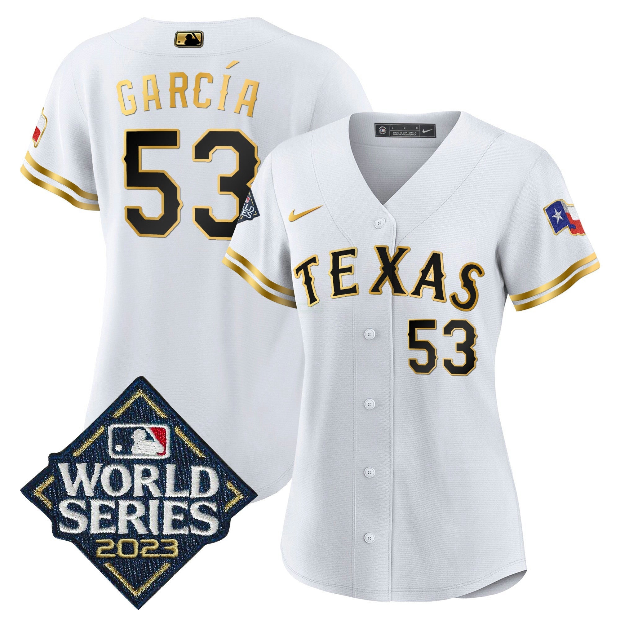 Camisa MLB Women’s Texas 2023 World Series Jersey