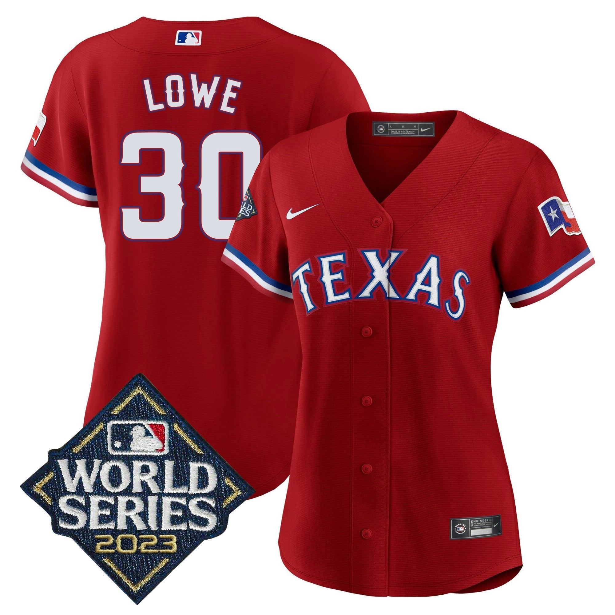 Camisa MLB Women’s Texas 2023 World Series Jersey