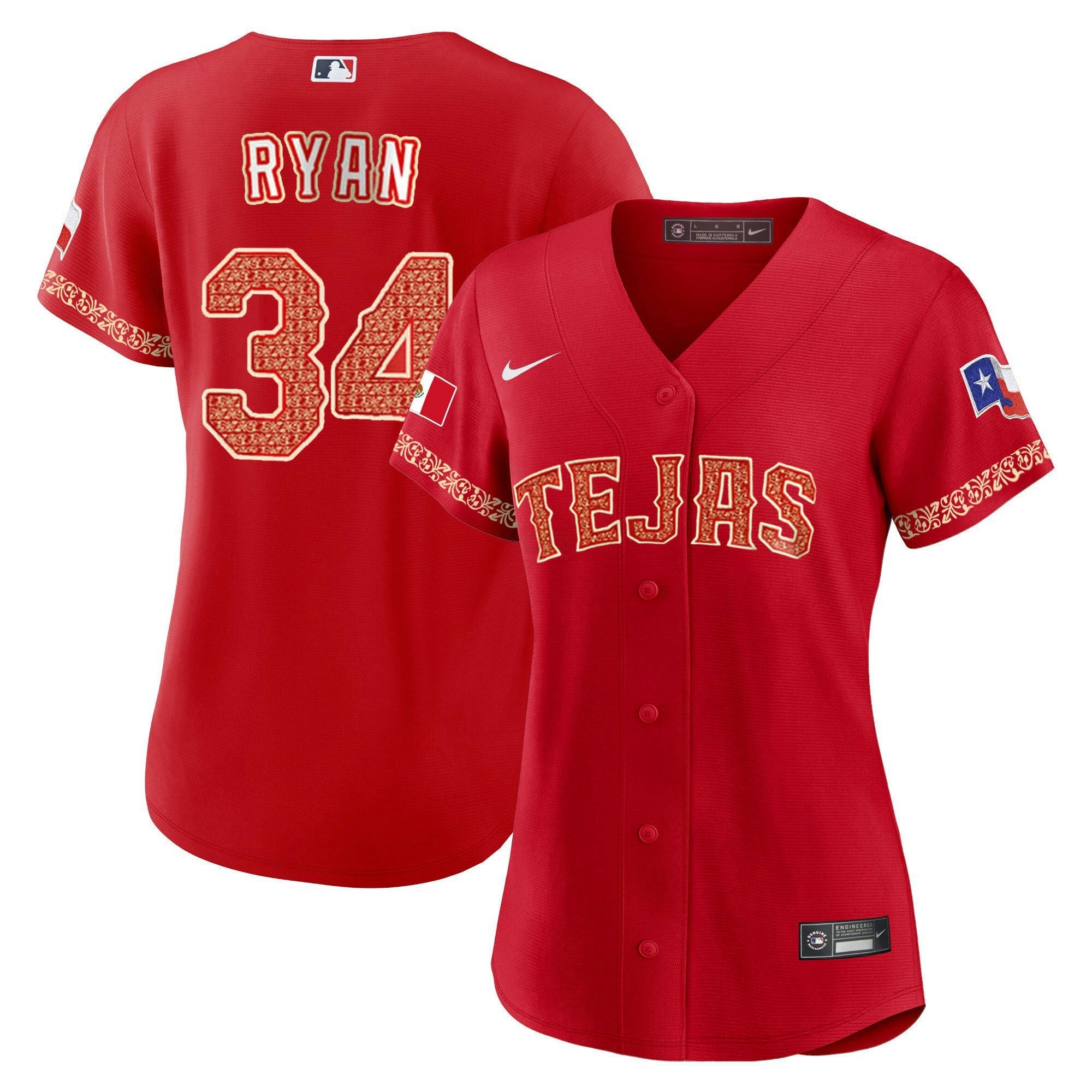 Camisa MLB Women’s Texas Mexican Jersey