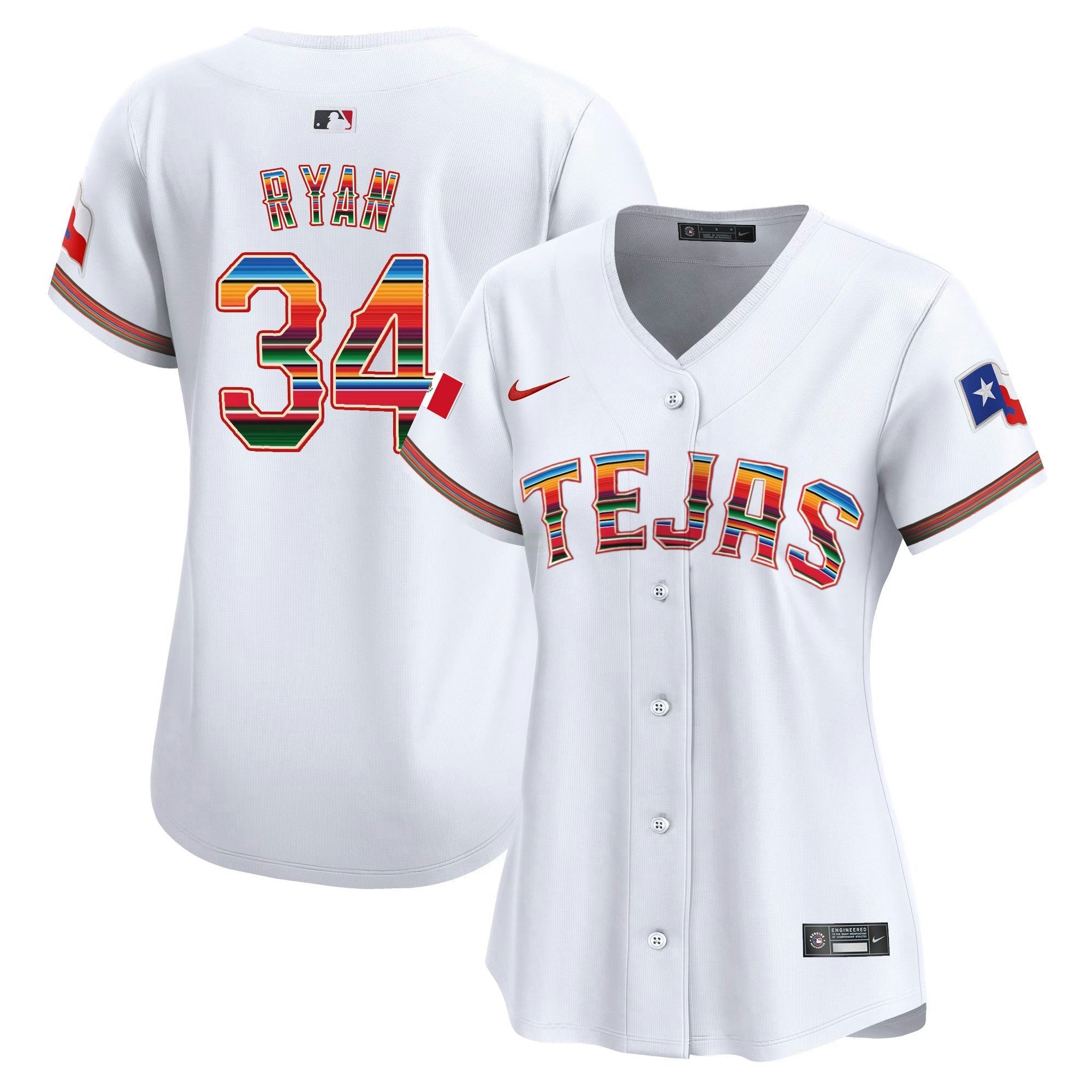 Camisa MLB Women’s Texas Mexico Vapor Premier Limited Jersey