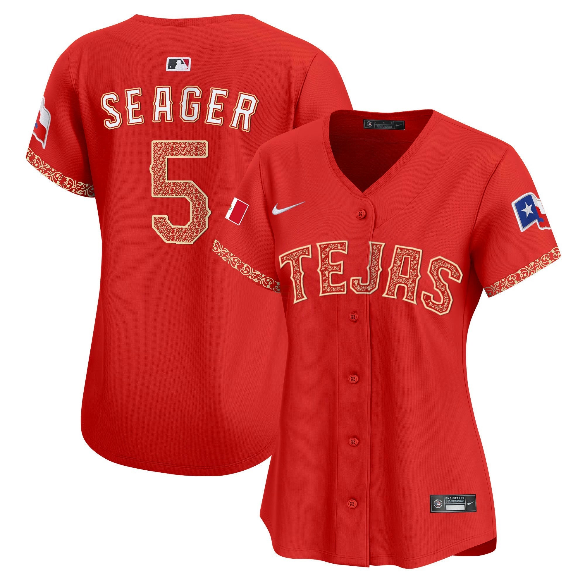 Camisa MLB Women’s Texas Mexico Vapor Premier Limited Jersey