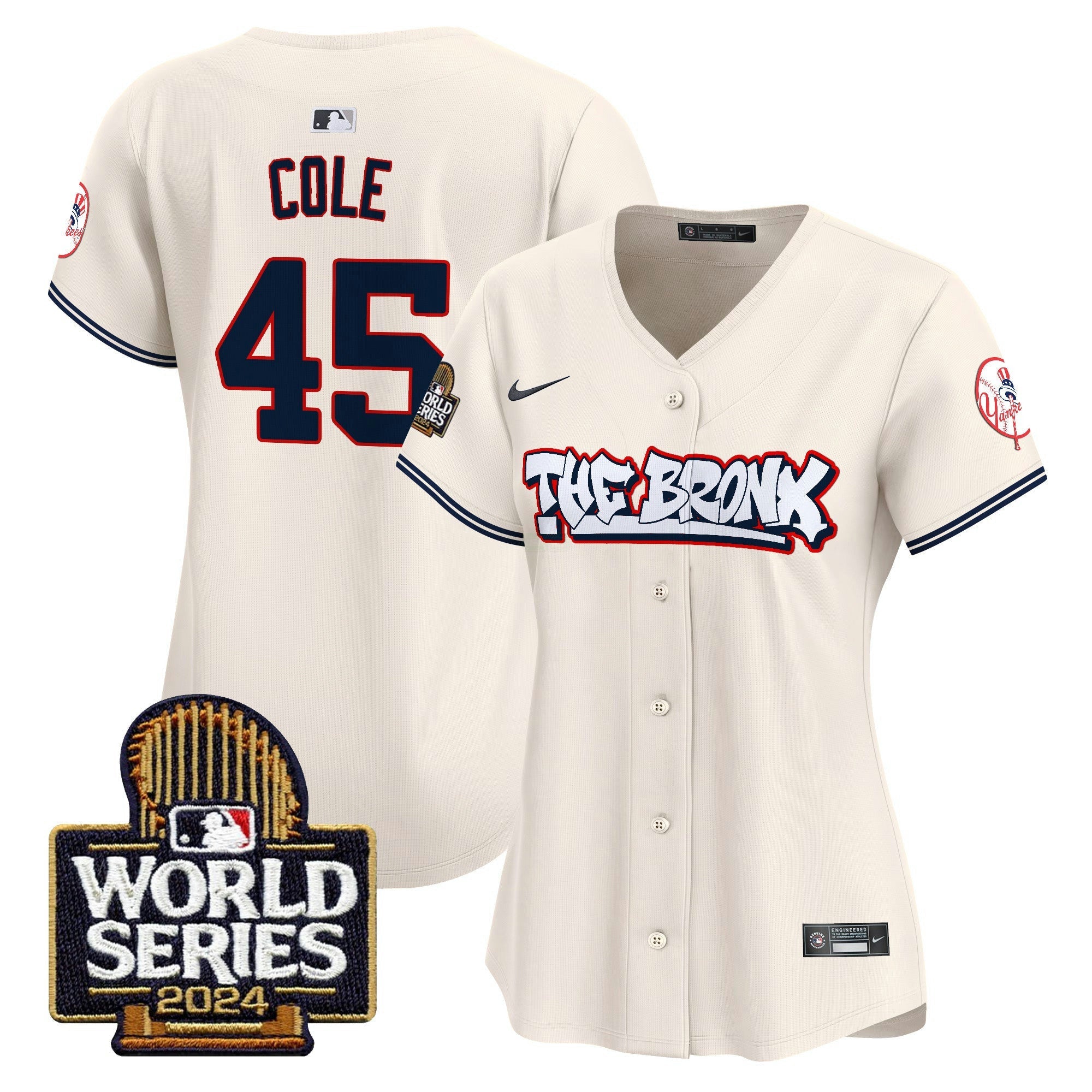 Camisa MLB Women’s The Bronx 2024 World Series Vapor Premier Limited Jersey