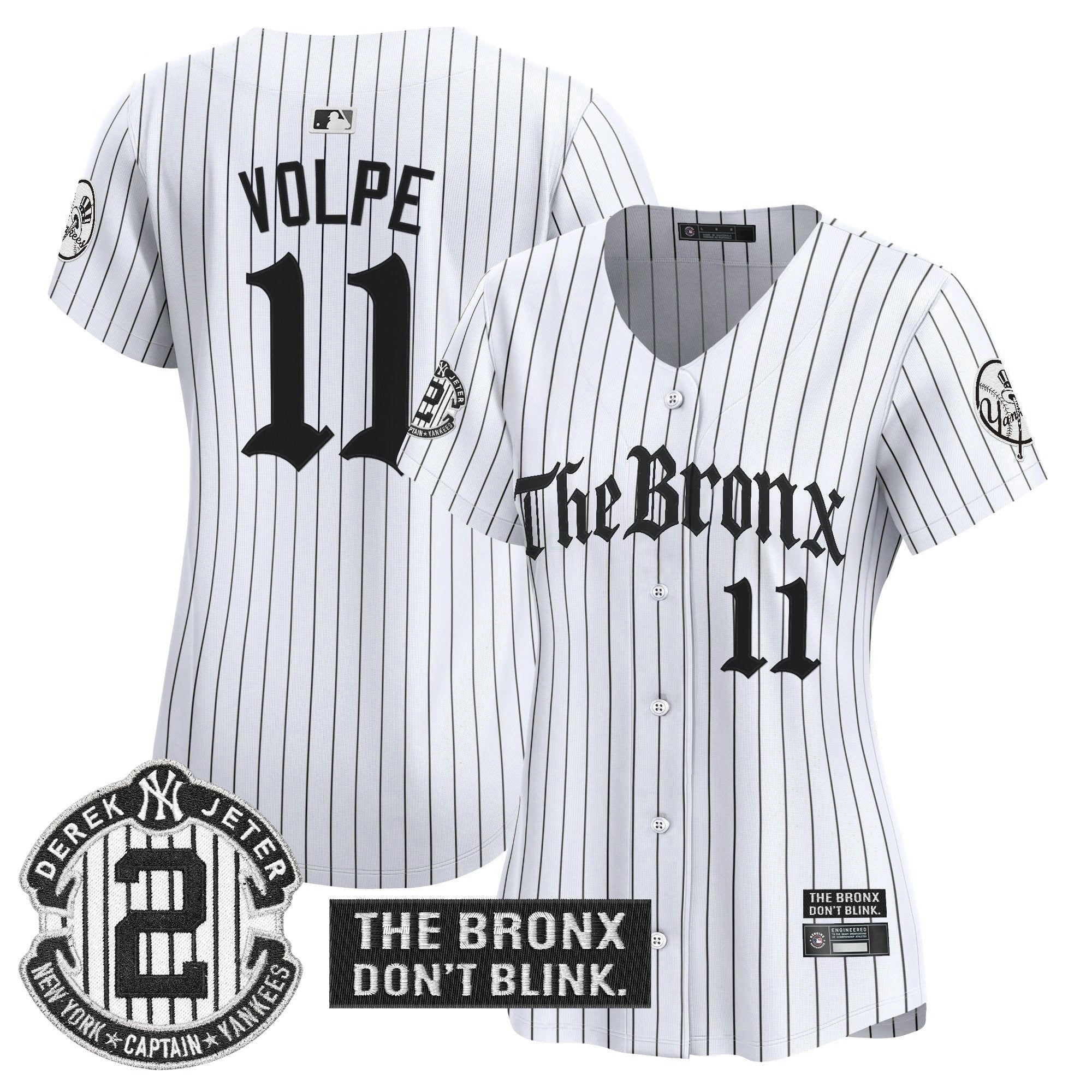 Camisa MLB Women’s ‘The Bronx – Gothic Ink Drop Edition’ Vapor Premier Limited Jersey
