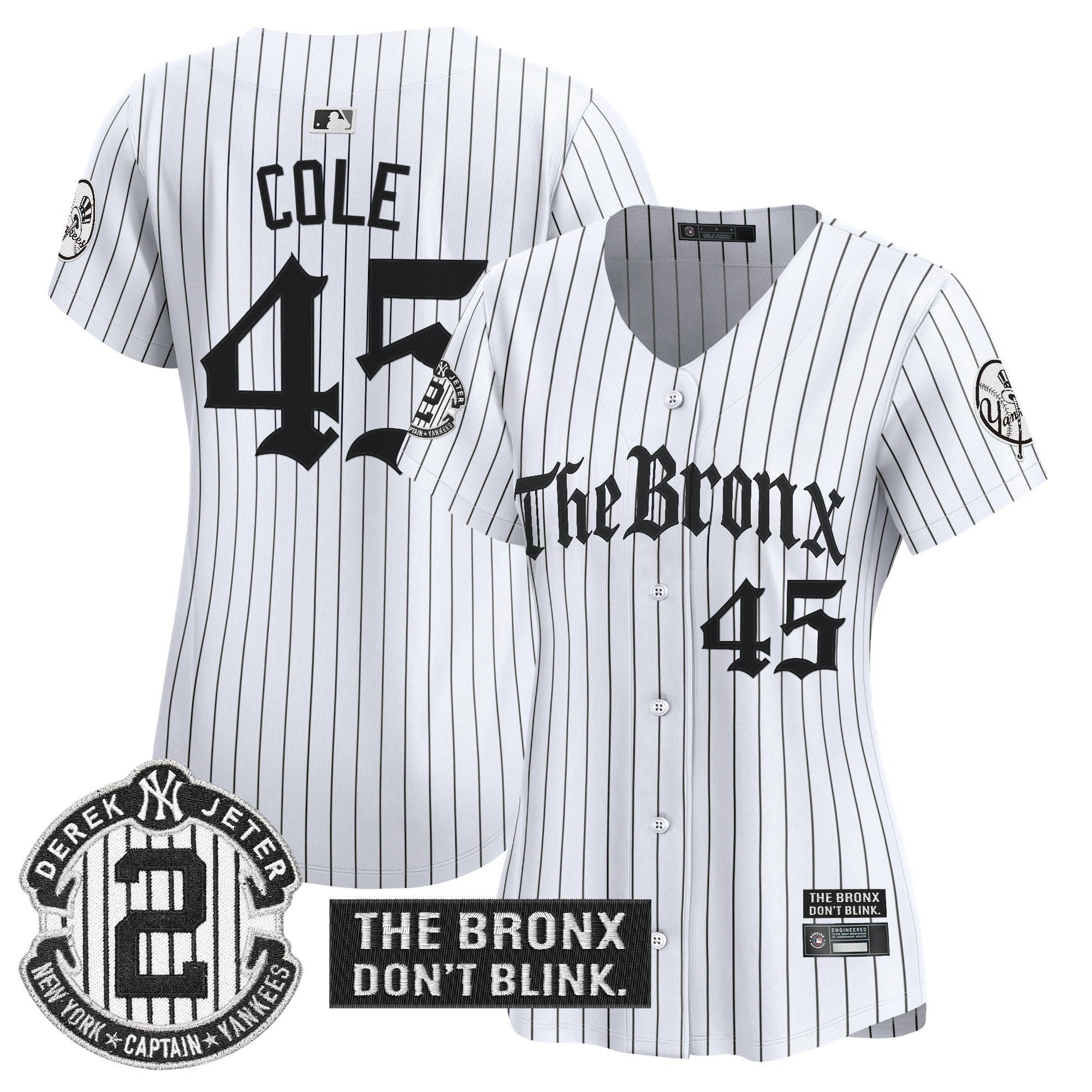 Camisa MLB Women’s ‘The Bronx – Gothic Ink Drop Edition’ Vapor Premier Limited Jersey