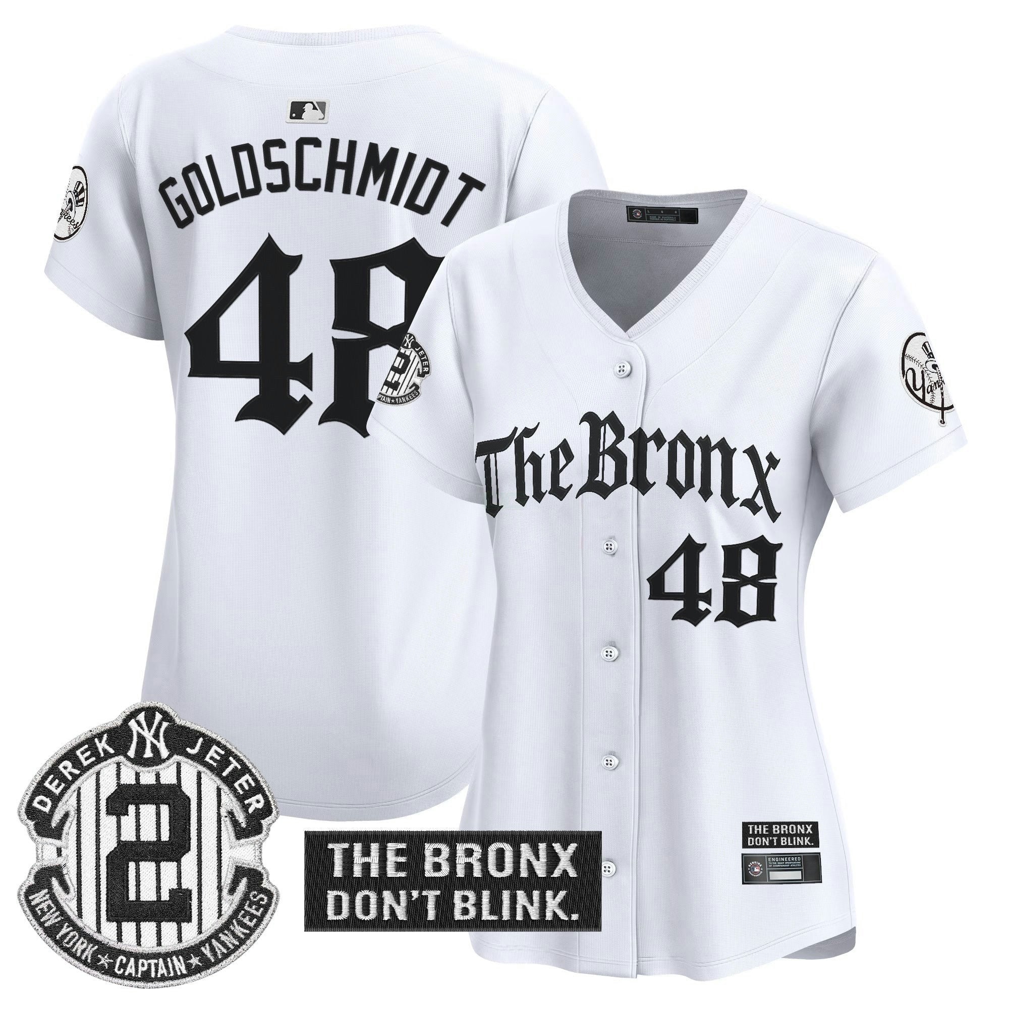 Camisa MLB Women’s ‘The Bronx – Gothic Ink Drop Edition’ Vapor Premier Limited Jersey