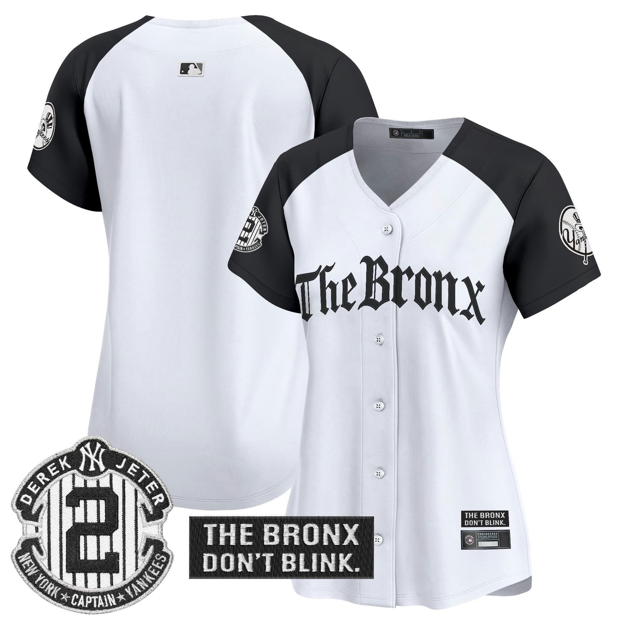 Camisa MLB Women’s ‘The Bronx – Gothic Ink Drop Edition’ Vapor Premier Limited Jersey