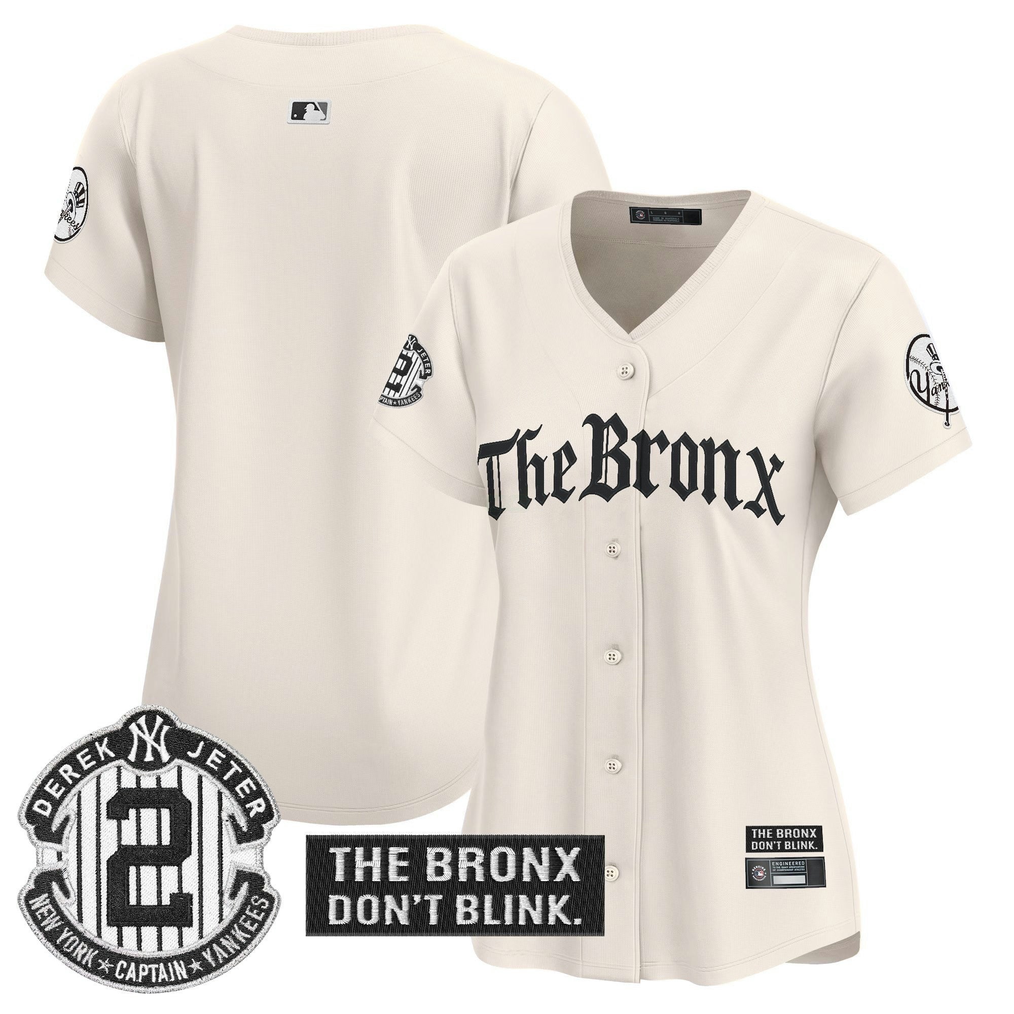 Camisa MLB Women’s ‘The Bronx – Gothic Ink Drop Edition’ Vapor Premier Limited Jersey