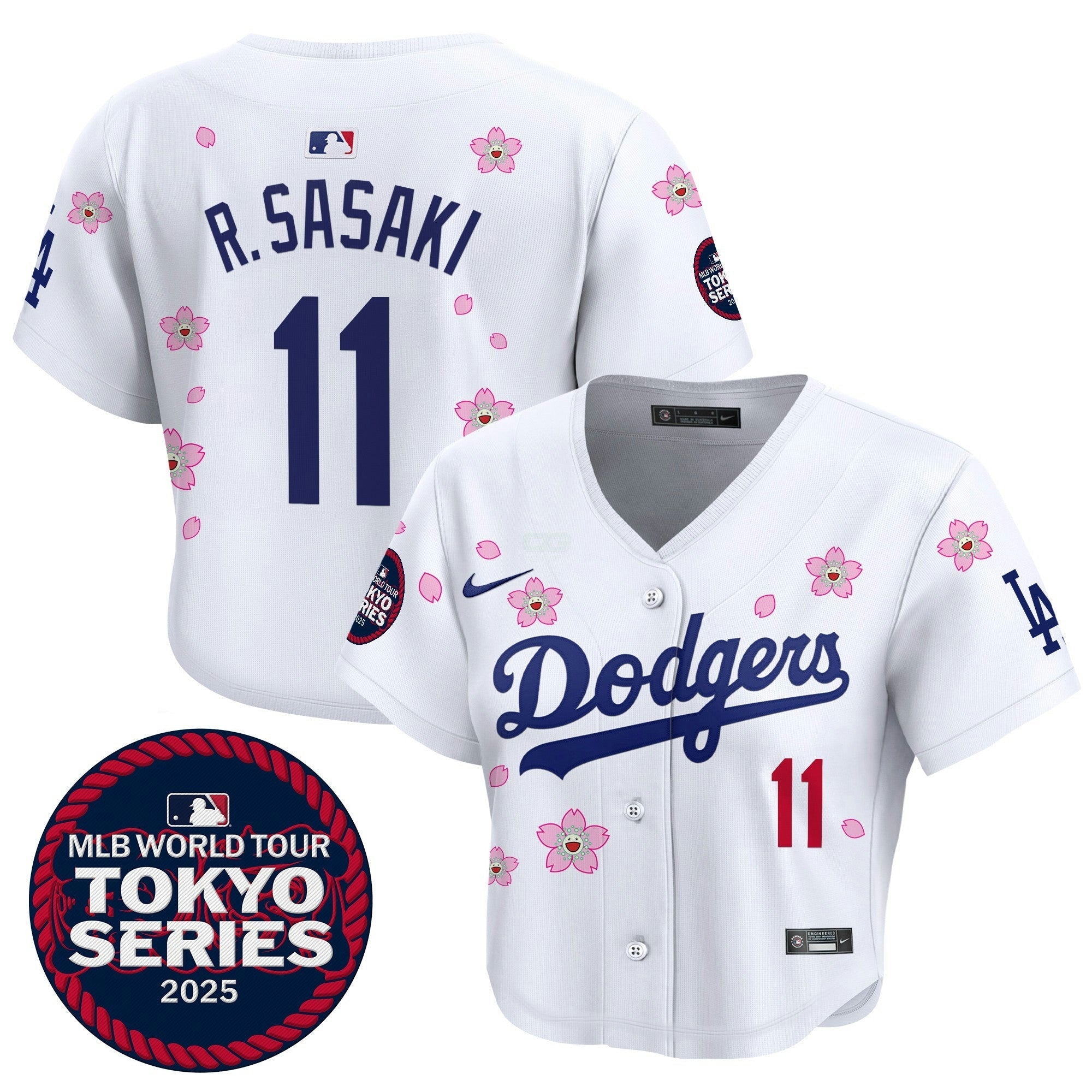 Camisa MLB Women’s Tokyo Series 2025 Crop Top Jersey – Stitched
