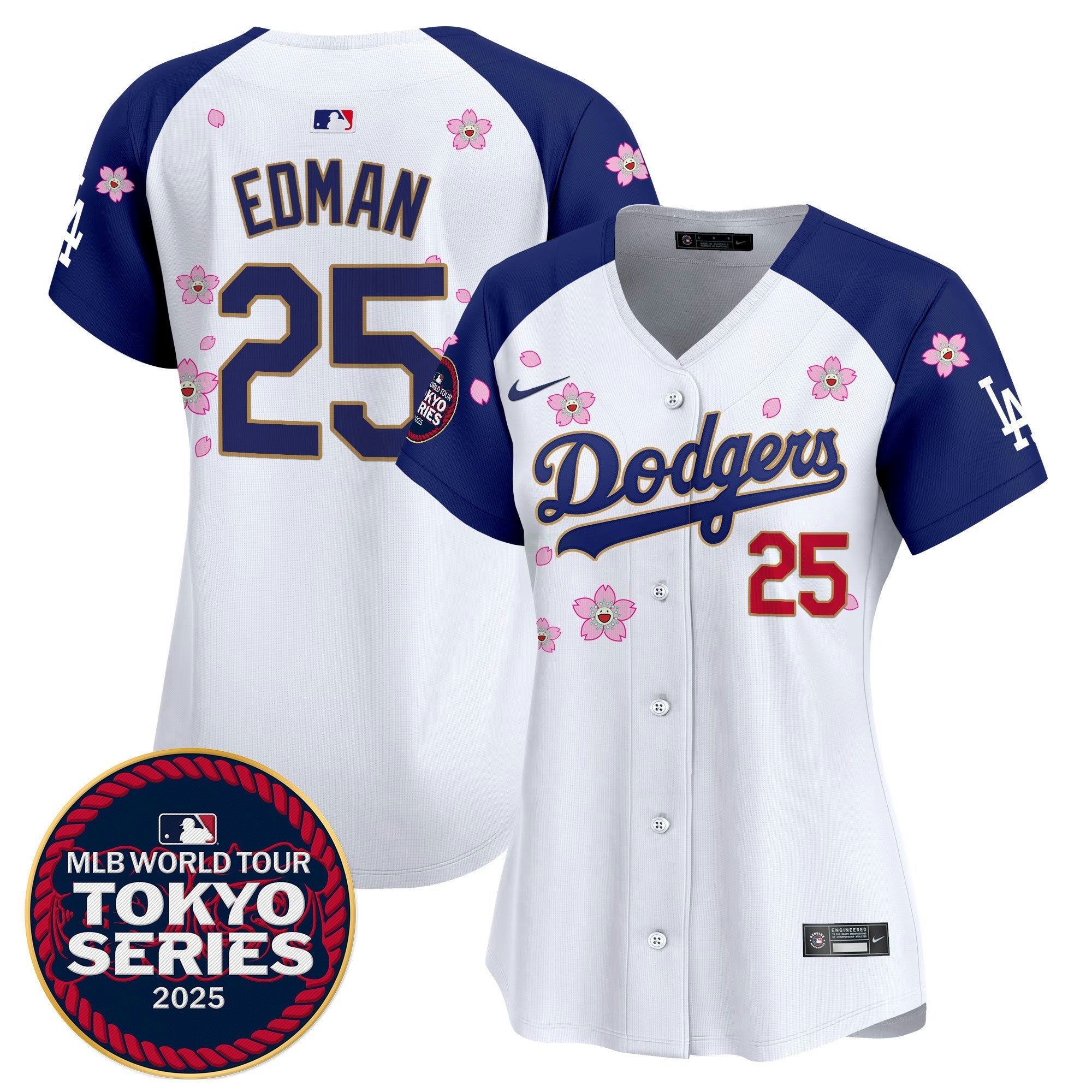 Camisa MLB Women’s Tokyo Series 2025 Dourada Trim Vapor Premier Limited Jersey – Stitched