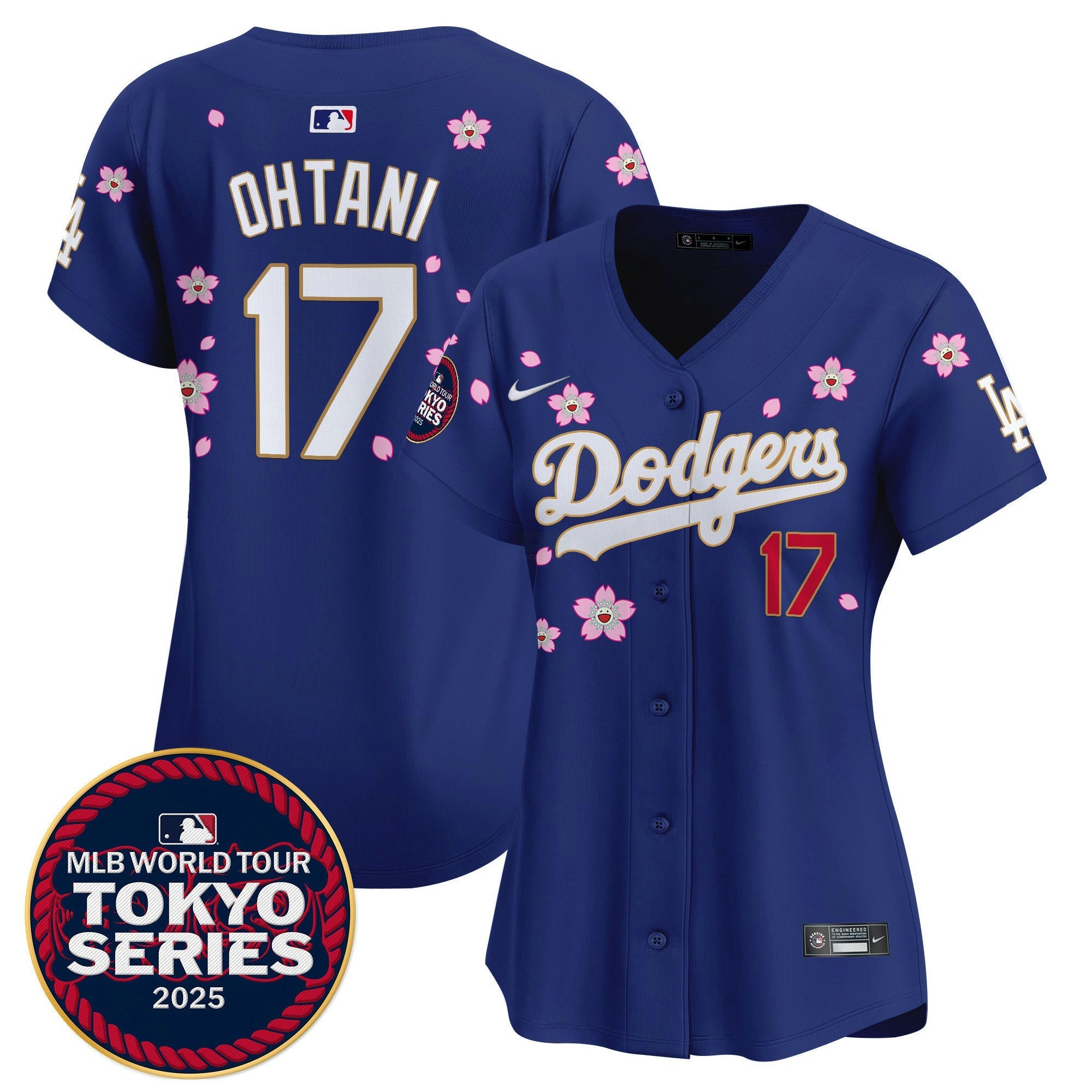 Camisa MLB Women’s Tokyo Series 2025 Dourada Trim Vapor Premier Limited Jersey – Stitched