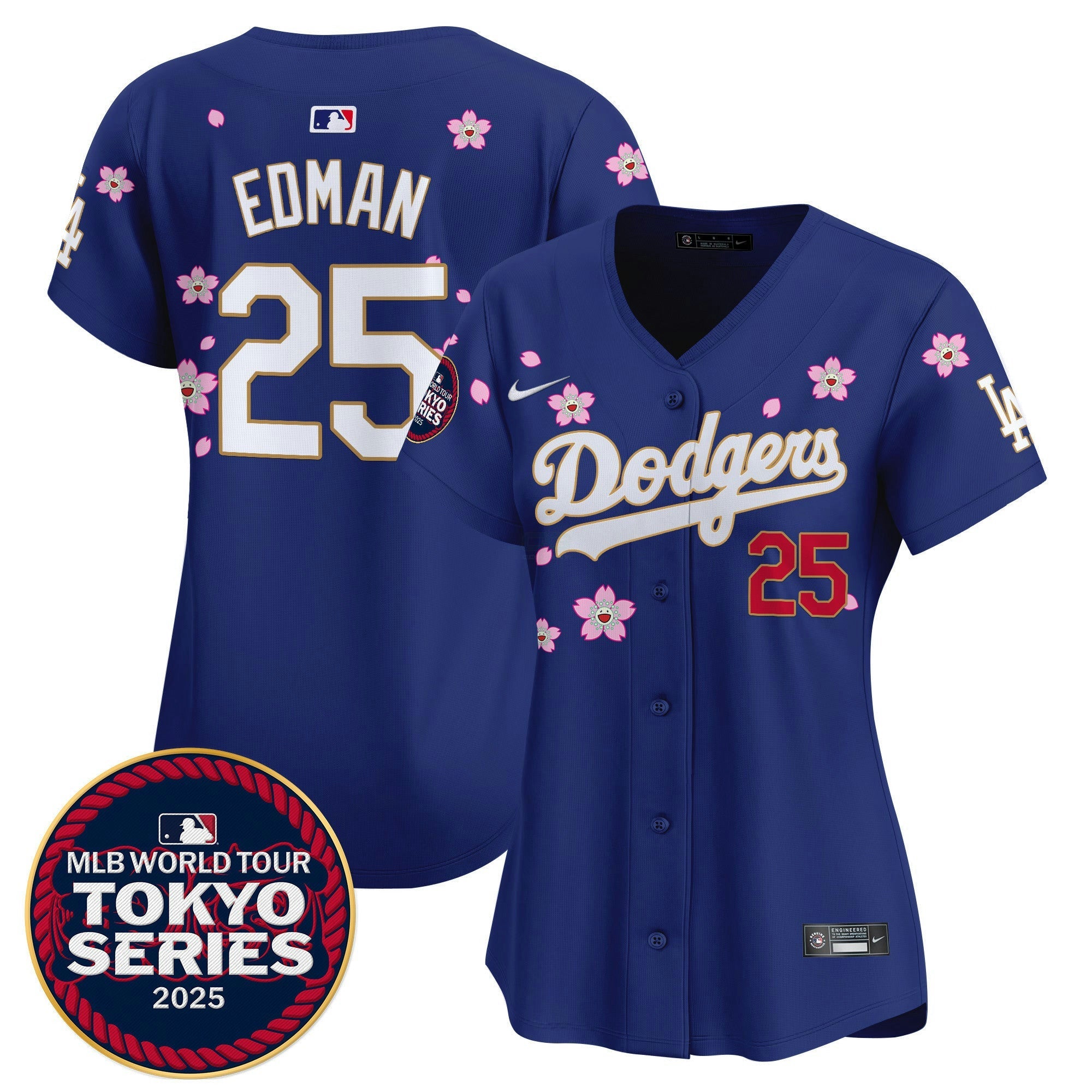 Camisa MLB Women’s Tokyo Series 2025 Dourada Trim Vapor Premier Limited Jersey – Stitched