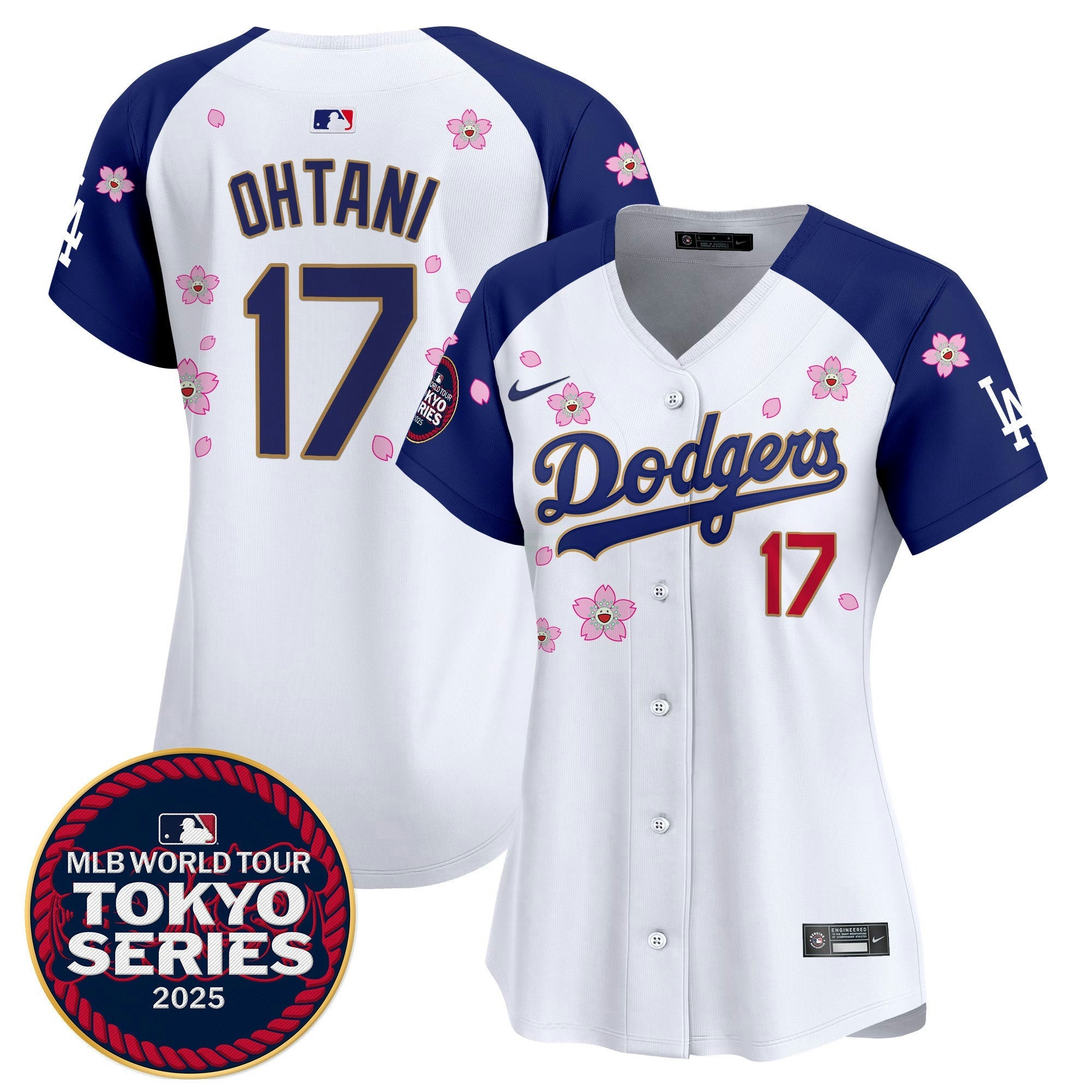 Camisa MLB Women’s Tokyo Series 2025 Dourada Trim Vapor Premier Limited Jersey – Stitched