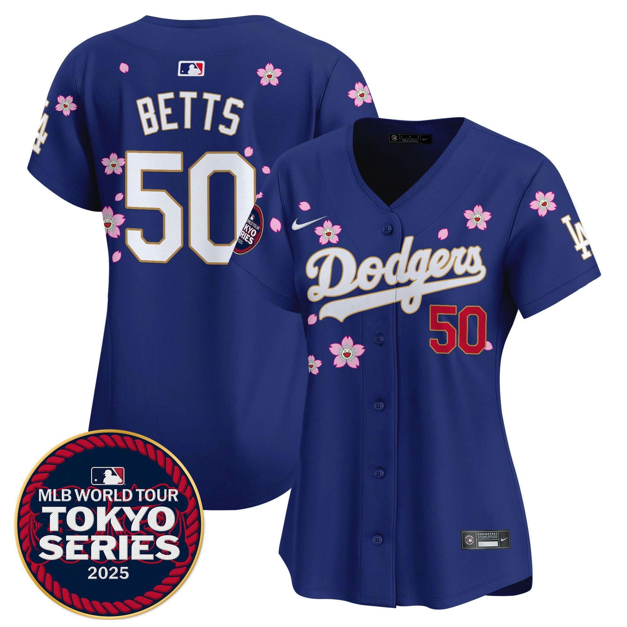 Camisa MLB Women’s Tokyo Series 2025 Dourada Trim Vapor Premier Limited Jersey V2 – Stitched